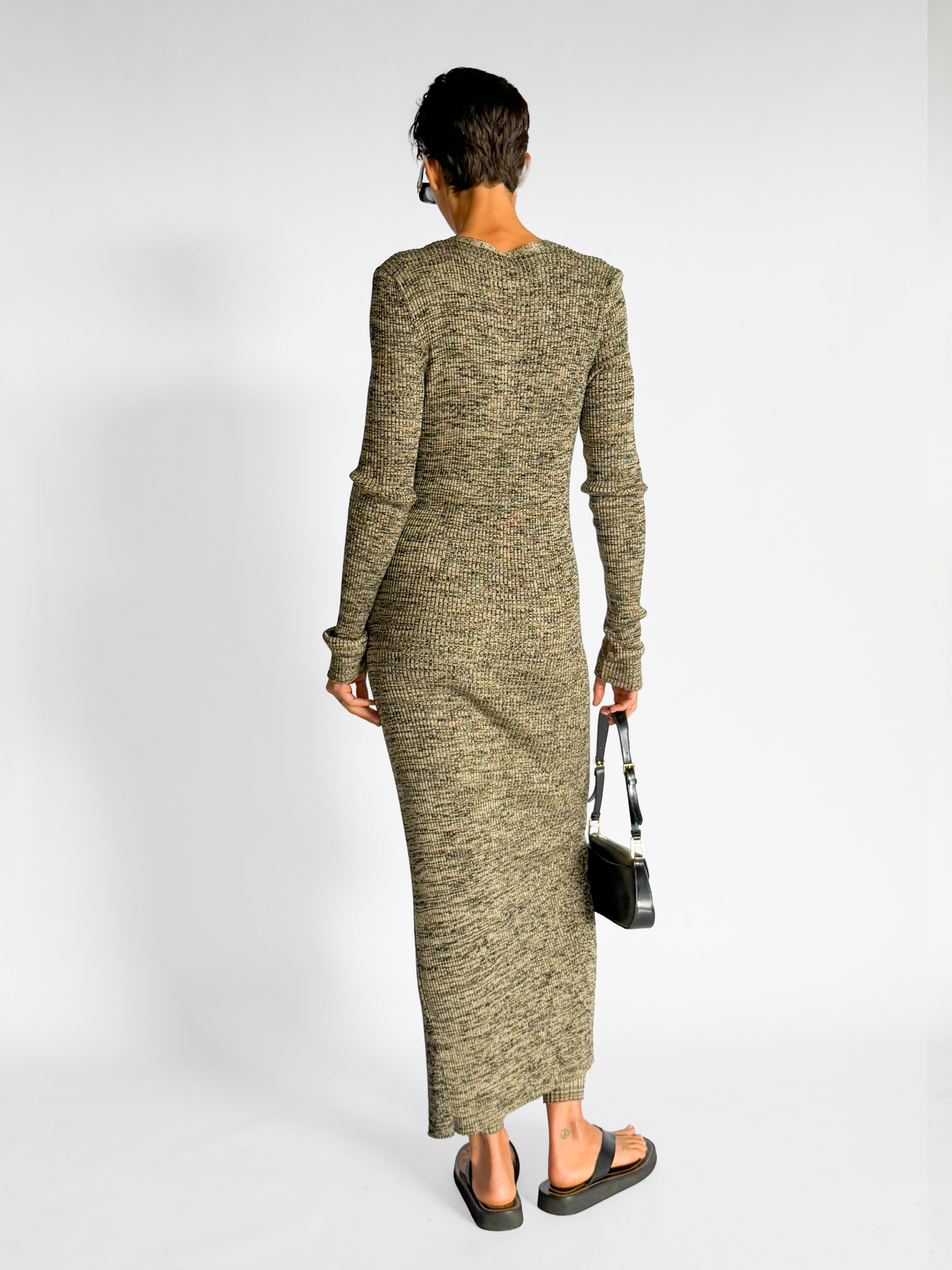 Petar Petrov Erica Silk Ribbed Knit Maxi Dress, image 3 of 5