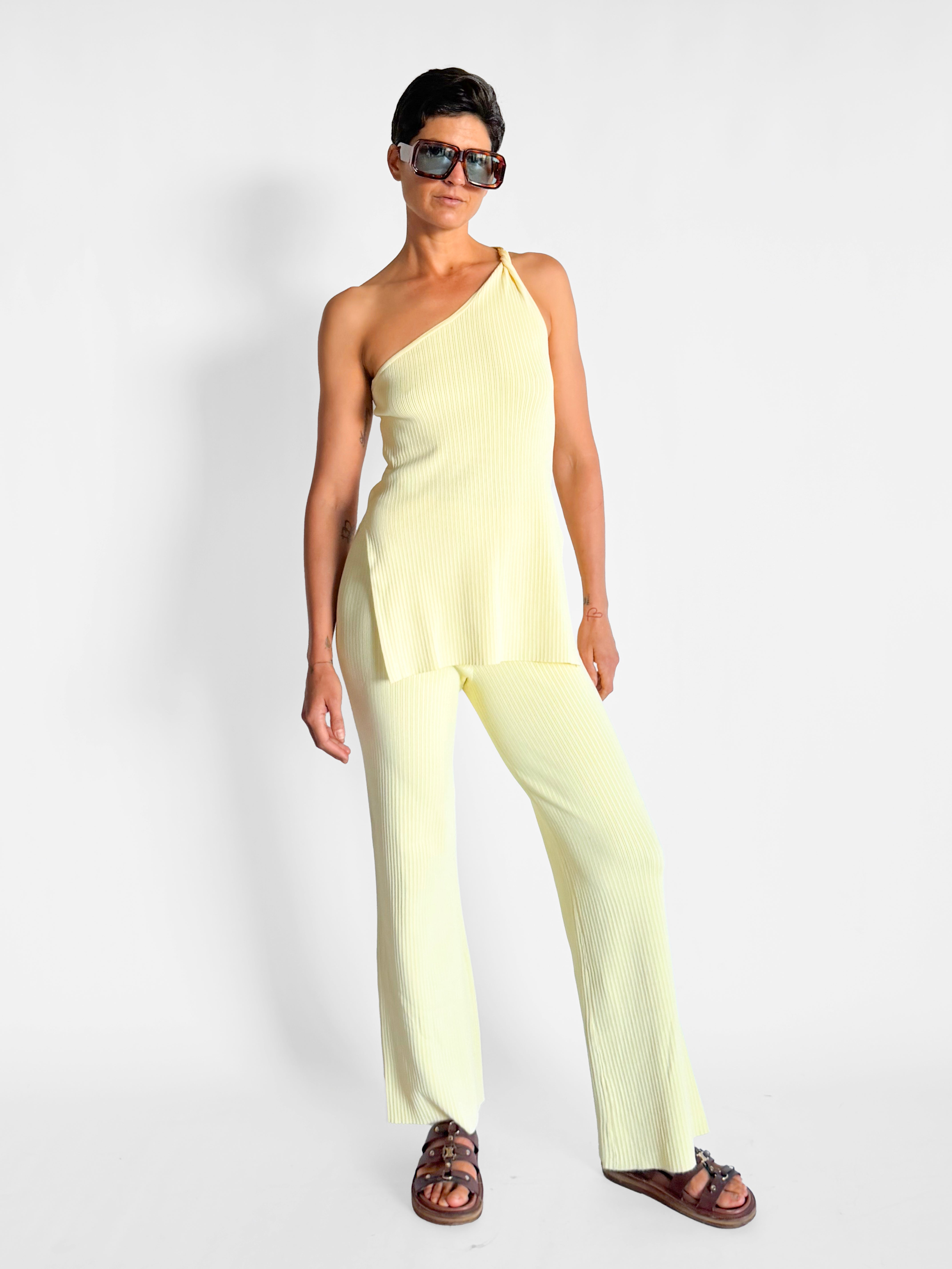 SIR. Kelvin One Shoulder Top & Trousers Set, image 3 of 6