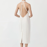 Asymm Belt Back Dress