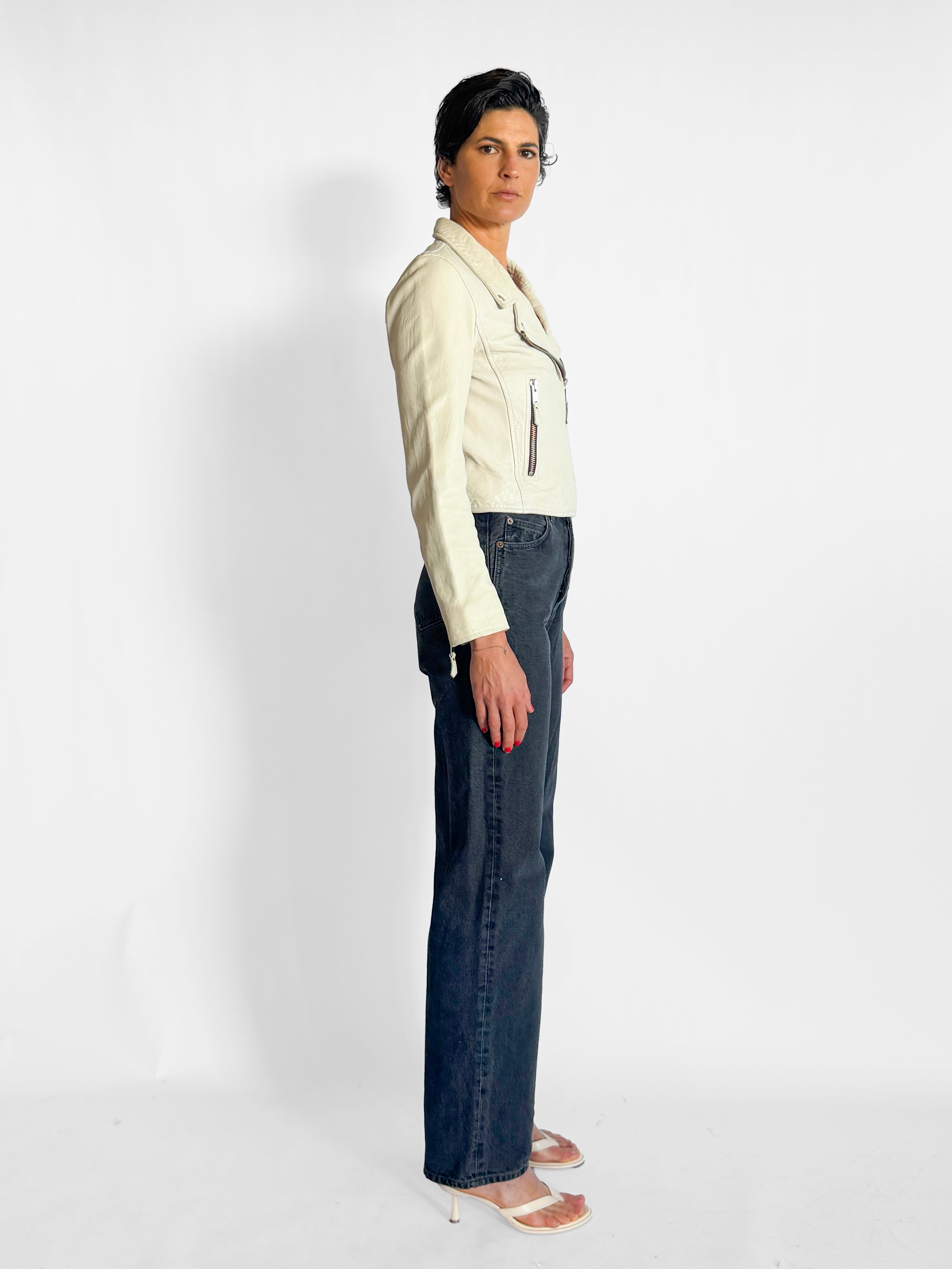 Isabel Marant Aken Washed Leather Jacket, image 3 of 4