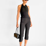 SIR. Matheo Draped Halter Top, image 3 of 5