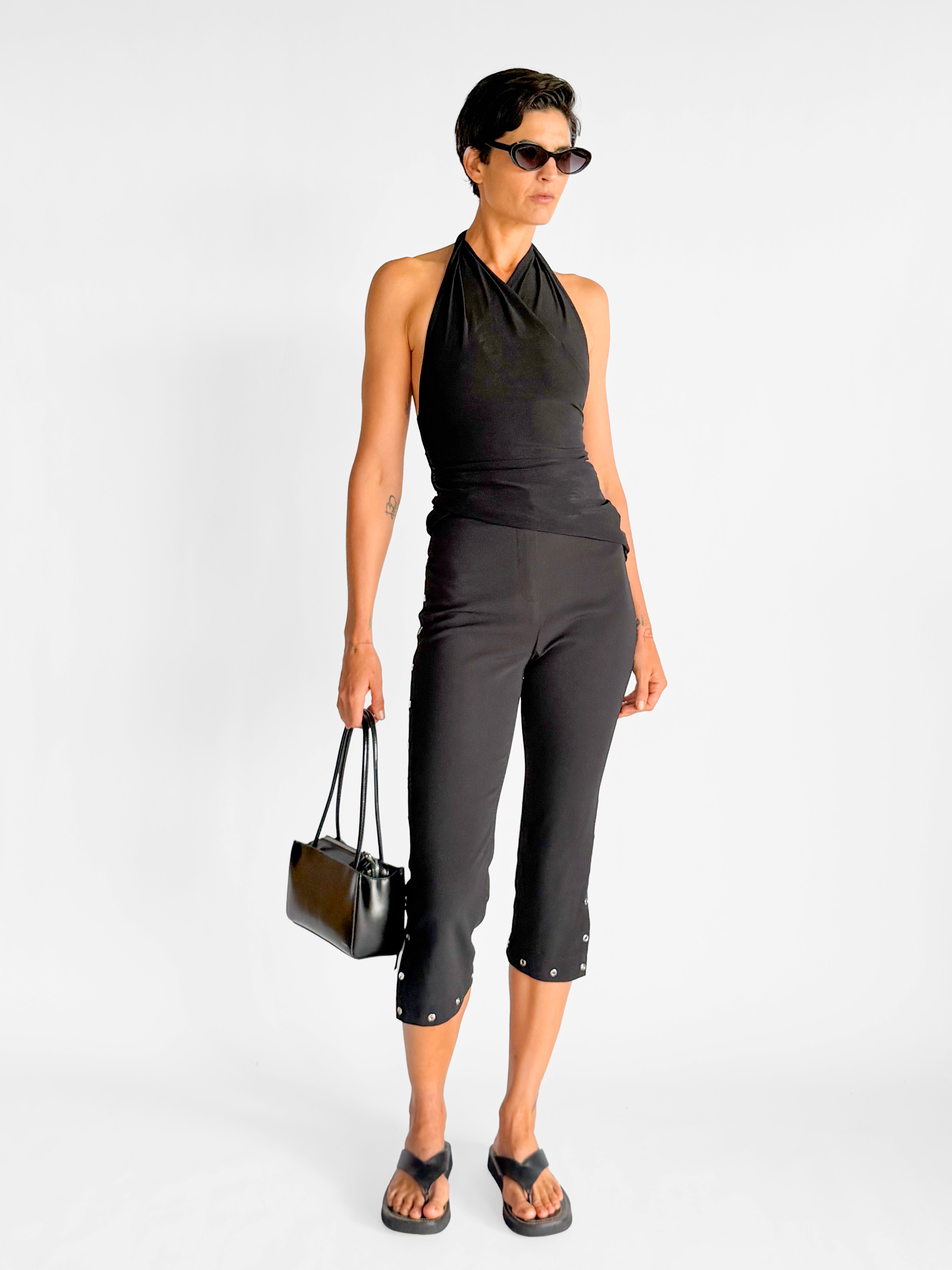 SIR. Matheo Draped Halter Top, image 3 of 5