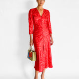 Sandro Azel Jacquard Midi Dress, image 3 of 4