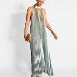 L'idee Pleat Halter Dress, image 3 of 4