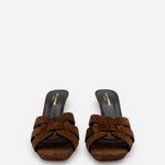Saint Laurent Tribute Suede Mules, image 3 of 5