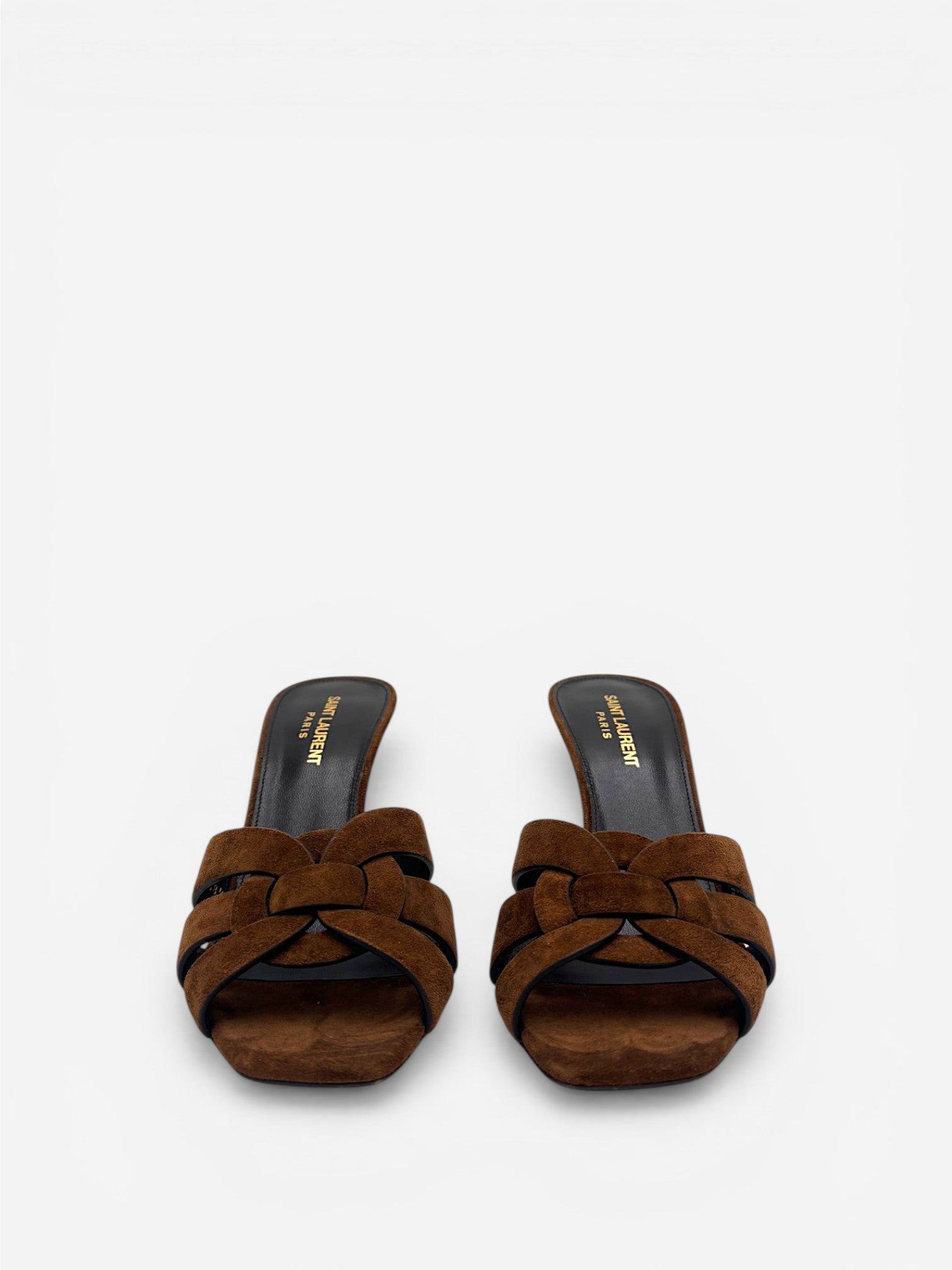 Saint Laurent Tribute Suede Mules, image 3 of 5