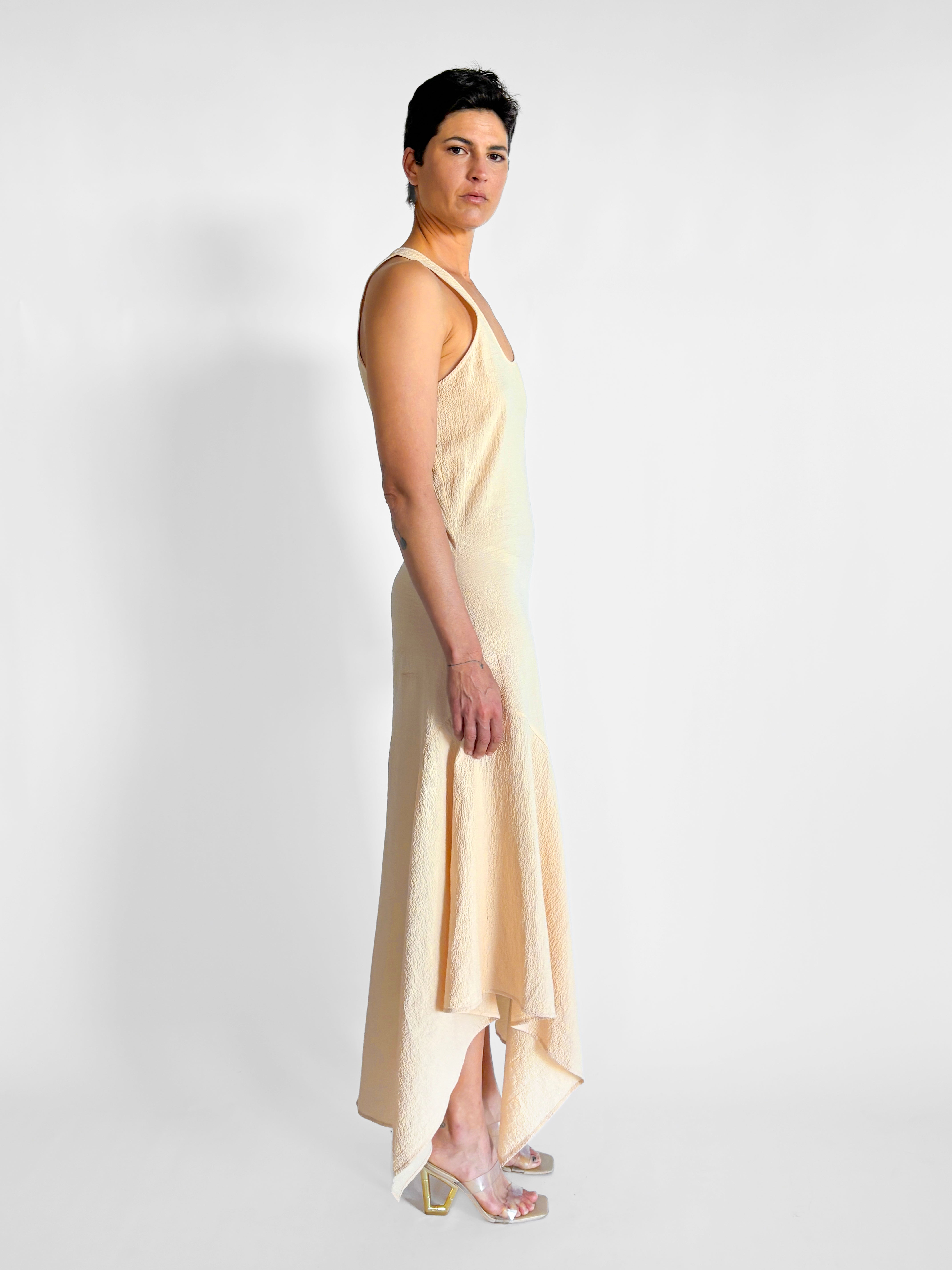 Aeron Gale Scoop Neck Gathered Dress, image 3 of 5