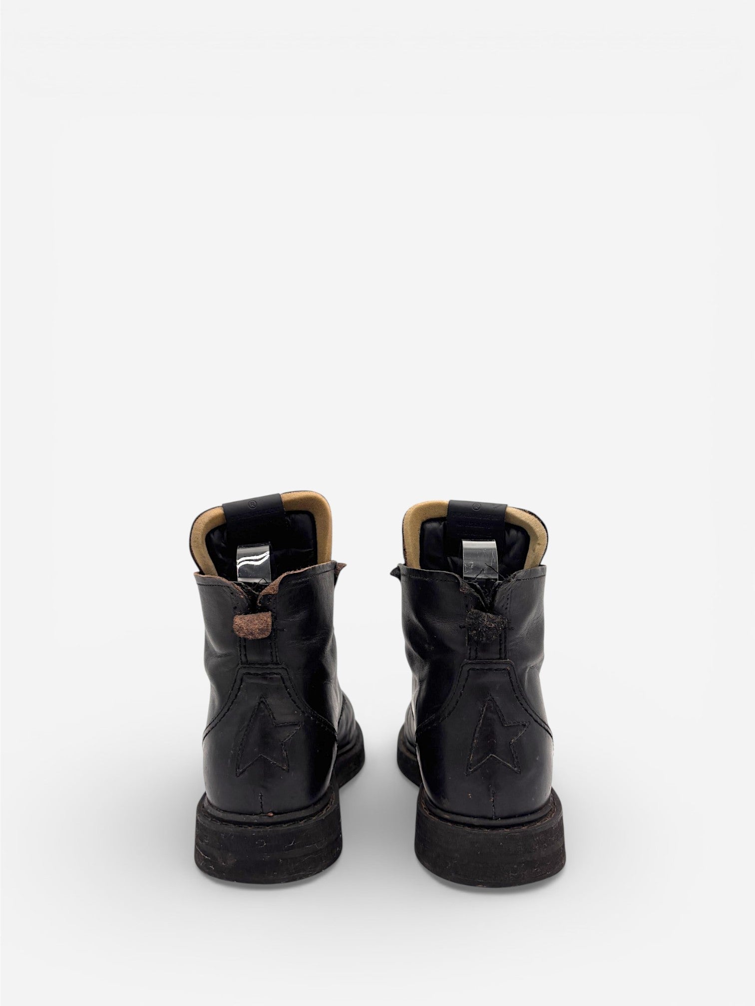 Golden Goose Ele Combat Leather Boots, image 3 of 5