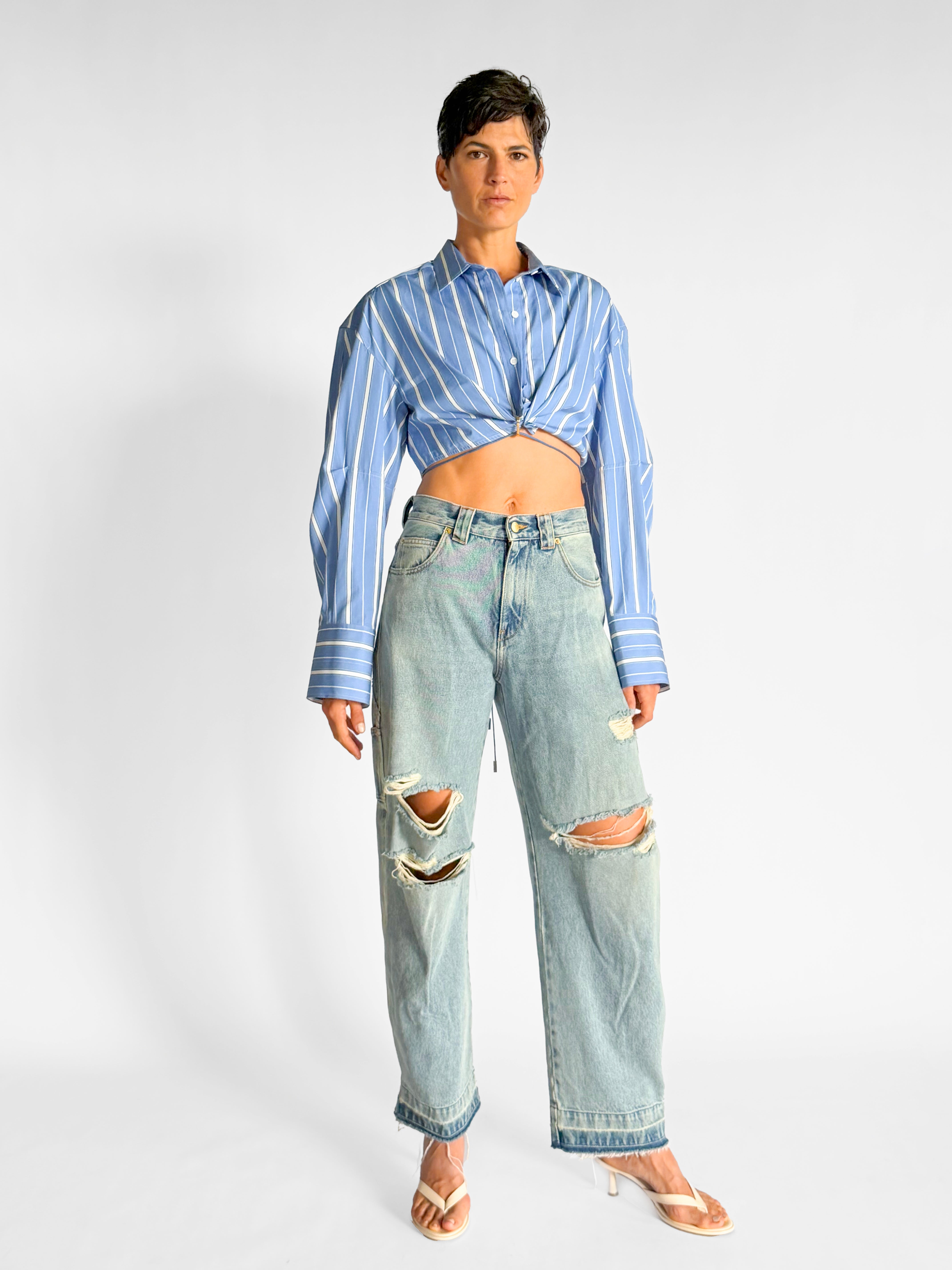 Dark Park Baggy High Waist Jean, image 3 of 5