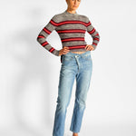 Proenza Schouler Long Sleeved Marled Striped Sweater, image 3 of 5