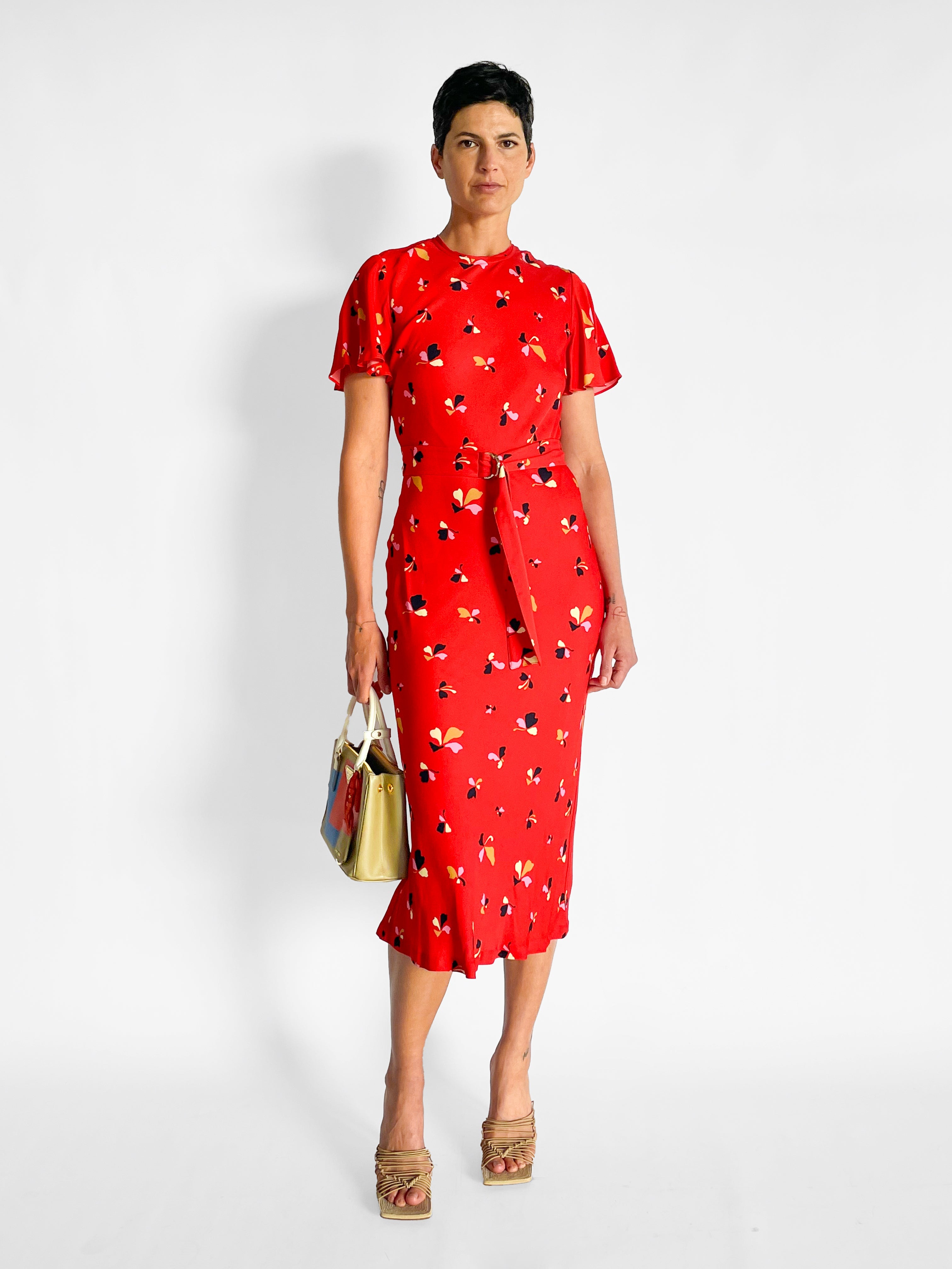 Rebecca Valance Ruby SS Midi Dress, image 3 of 5