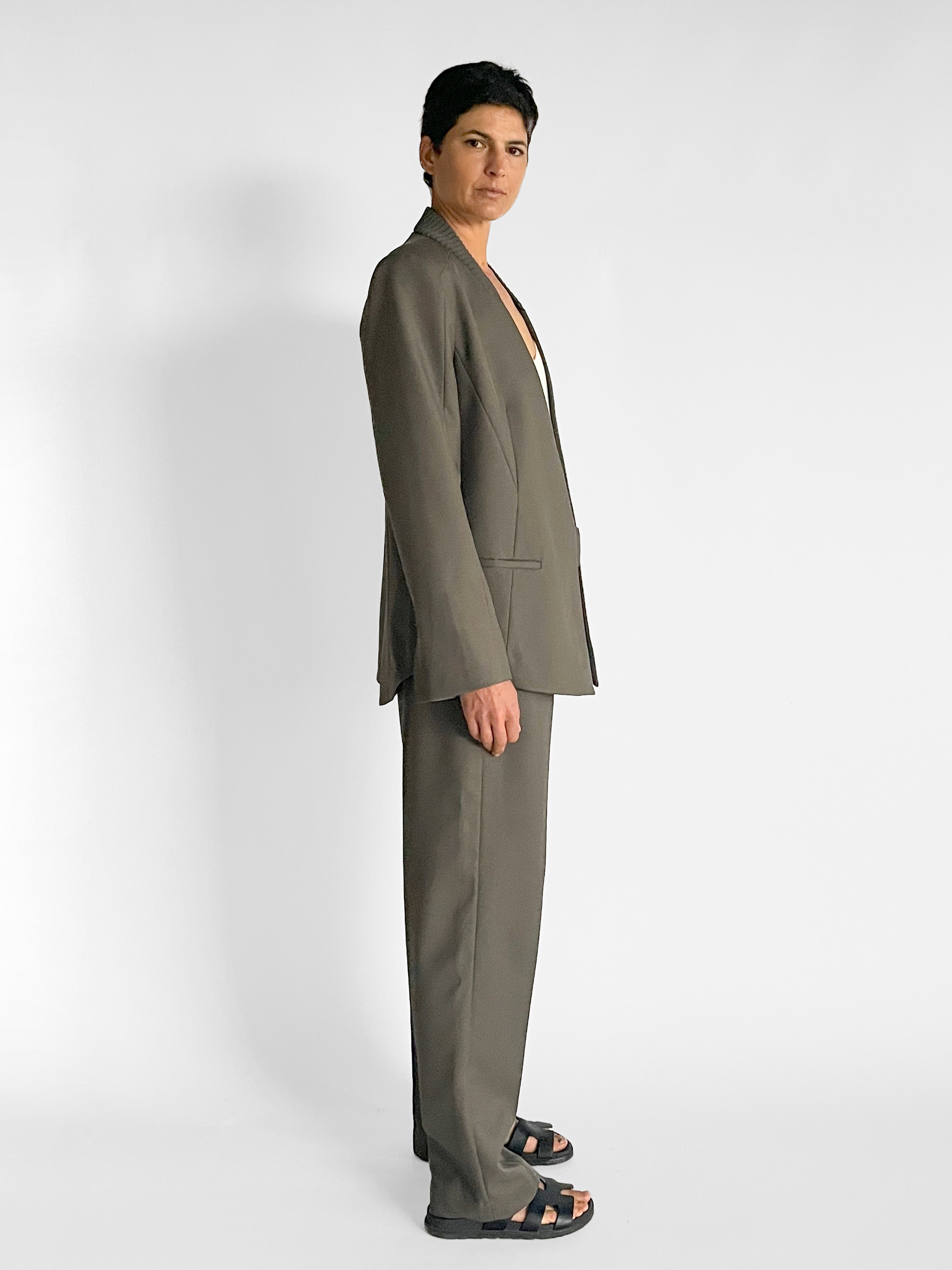 St. Agni Rib Collar Blazer, image 3 of 4