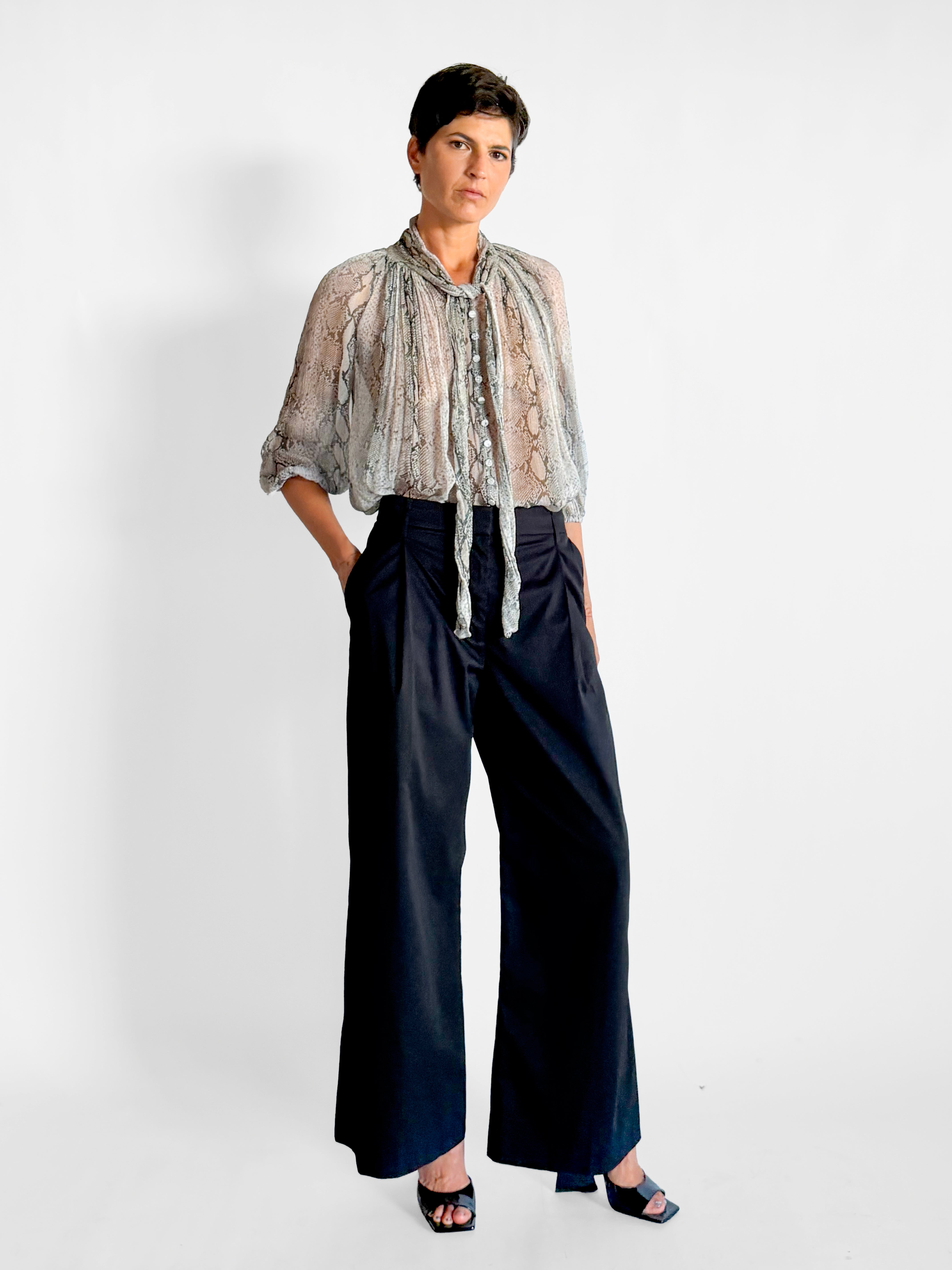 Zimmermann Snake Silk Blouse, image 3 of 5