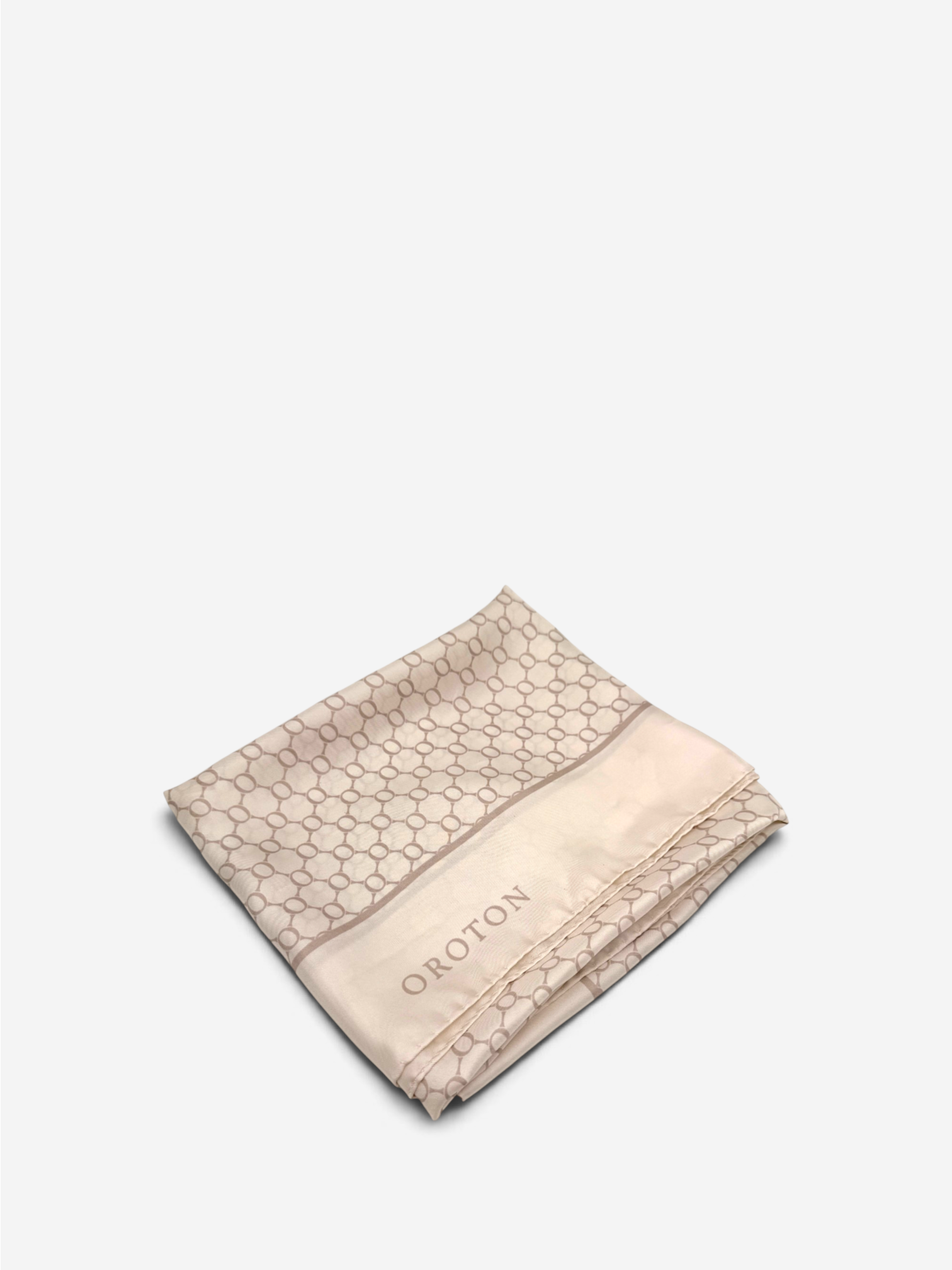 Oroton Silk Monogram Scarf, image 3 of 4