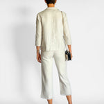 Max Mara Linen Jacket and Pant Set, image 3 of 6