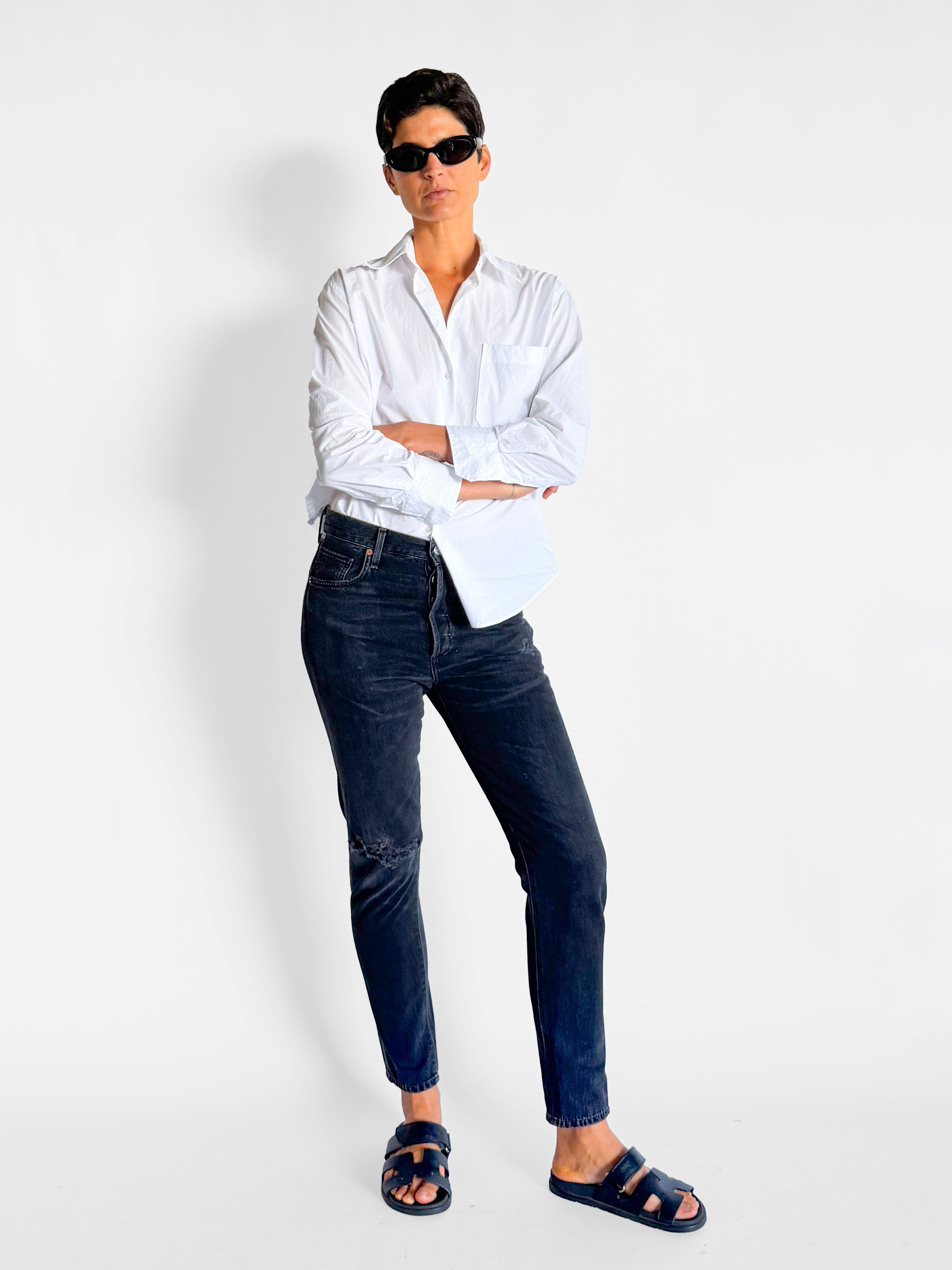 Citizens of Humanity Liya High Rise Classic Fit Crop Jeans, image 3 of 4