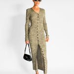 Petar Petrov Erica Silk Ribbed Knit Maxi Dress, image 4 of 5