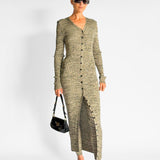 Petar Petrov Erica Silk Ribbed Knit Maxi Dress, image 4 of 5