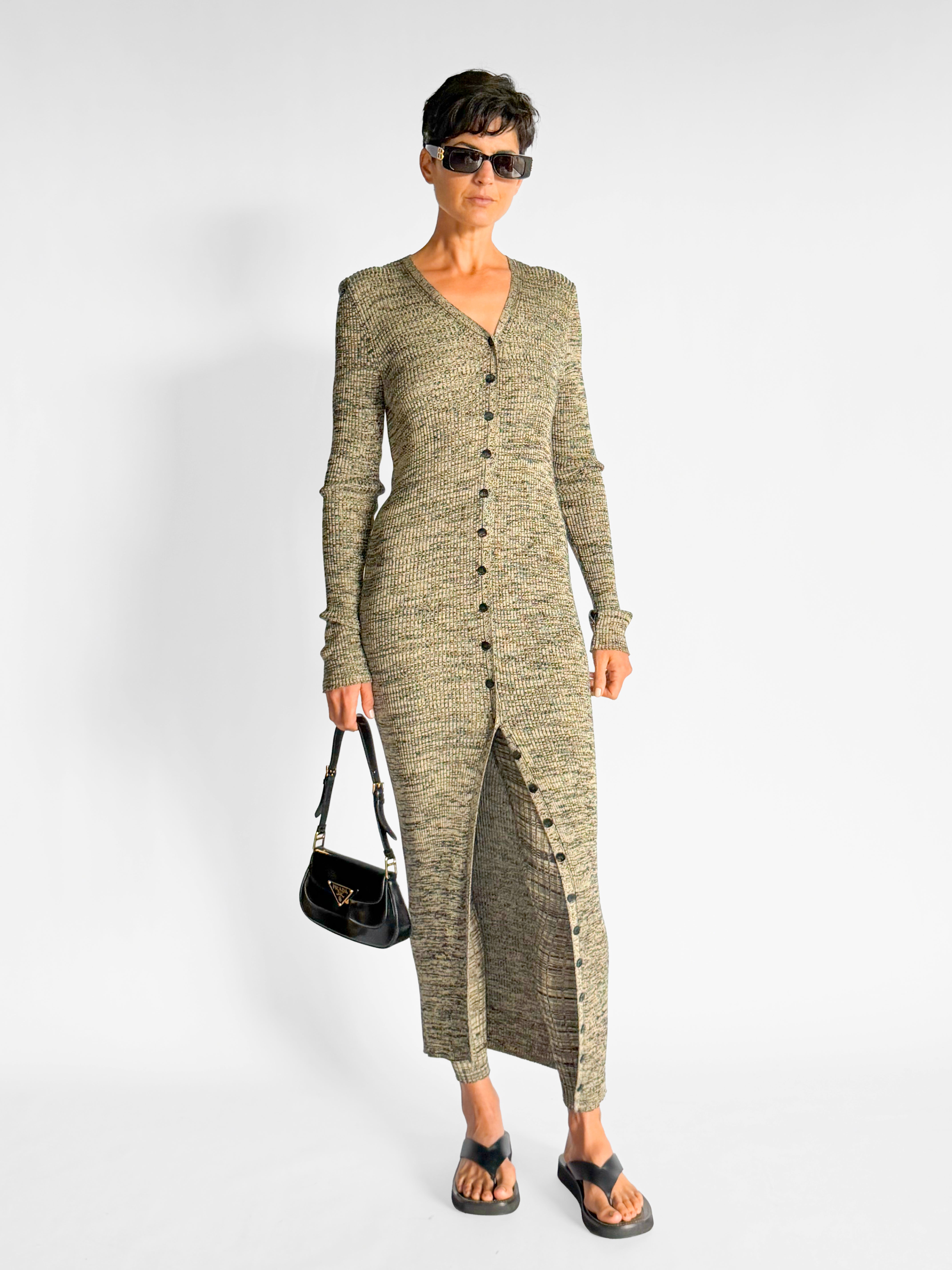 Petar Petrov Erica Silk Ribbed Knit Maxi Dress, image 4 of 5