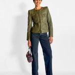 Veronica Beard Leather Dicky Jacket, image 4 of 5