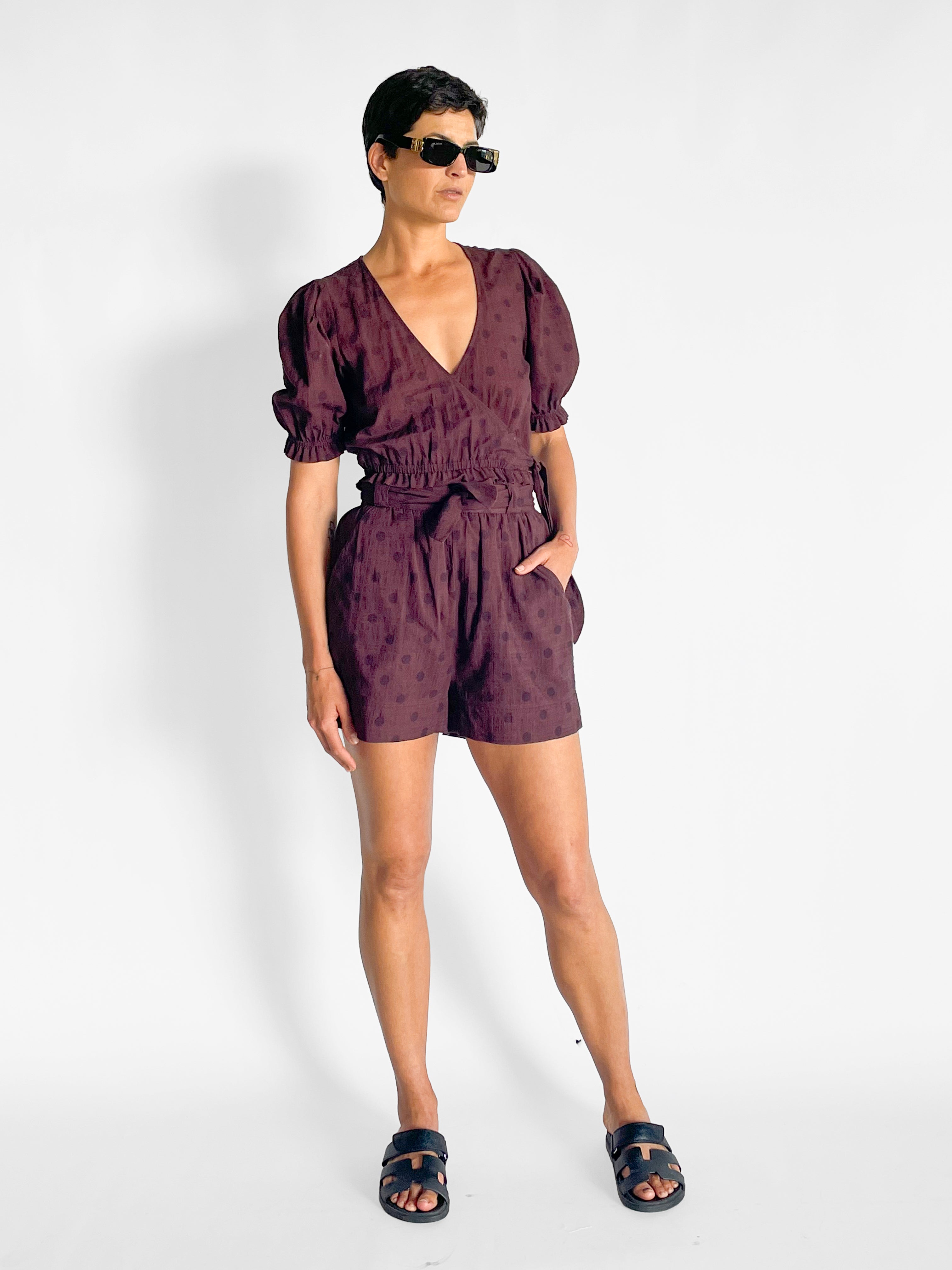 Peony Belted Shorts, image 4 of 5