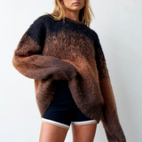 Gradient Alpaca Sweater