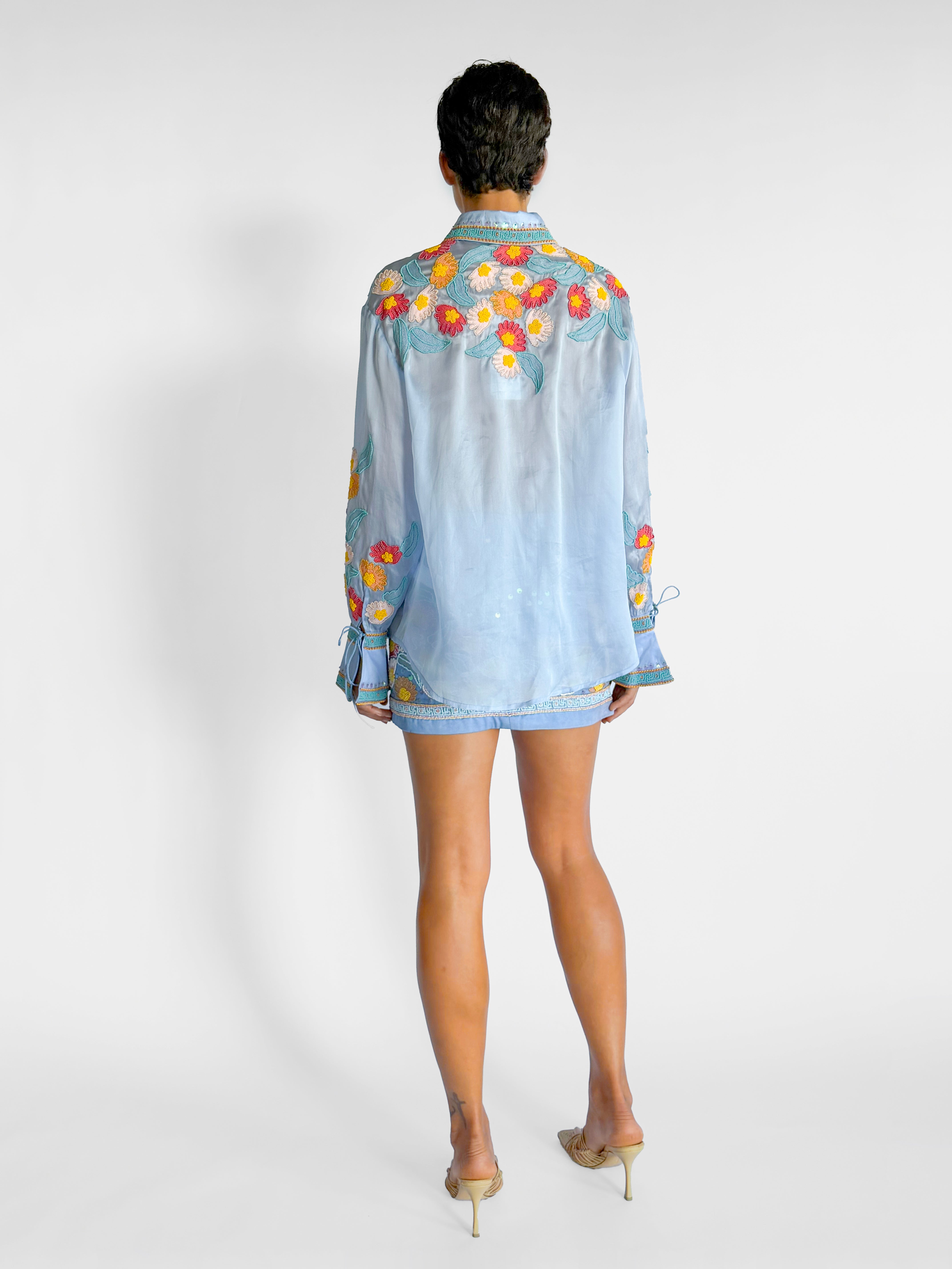 Antipodean Sunny Oversized Blouse and Mini Skirt Set, image 4 of 8