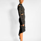 Dion Lee Asymmetric pointelle minidress, image 4 of 5
