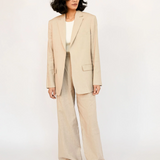 Linen Pleat Trouser