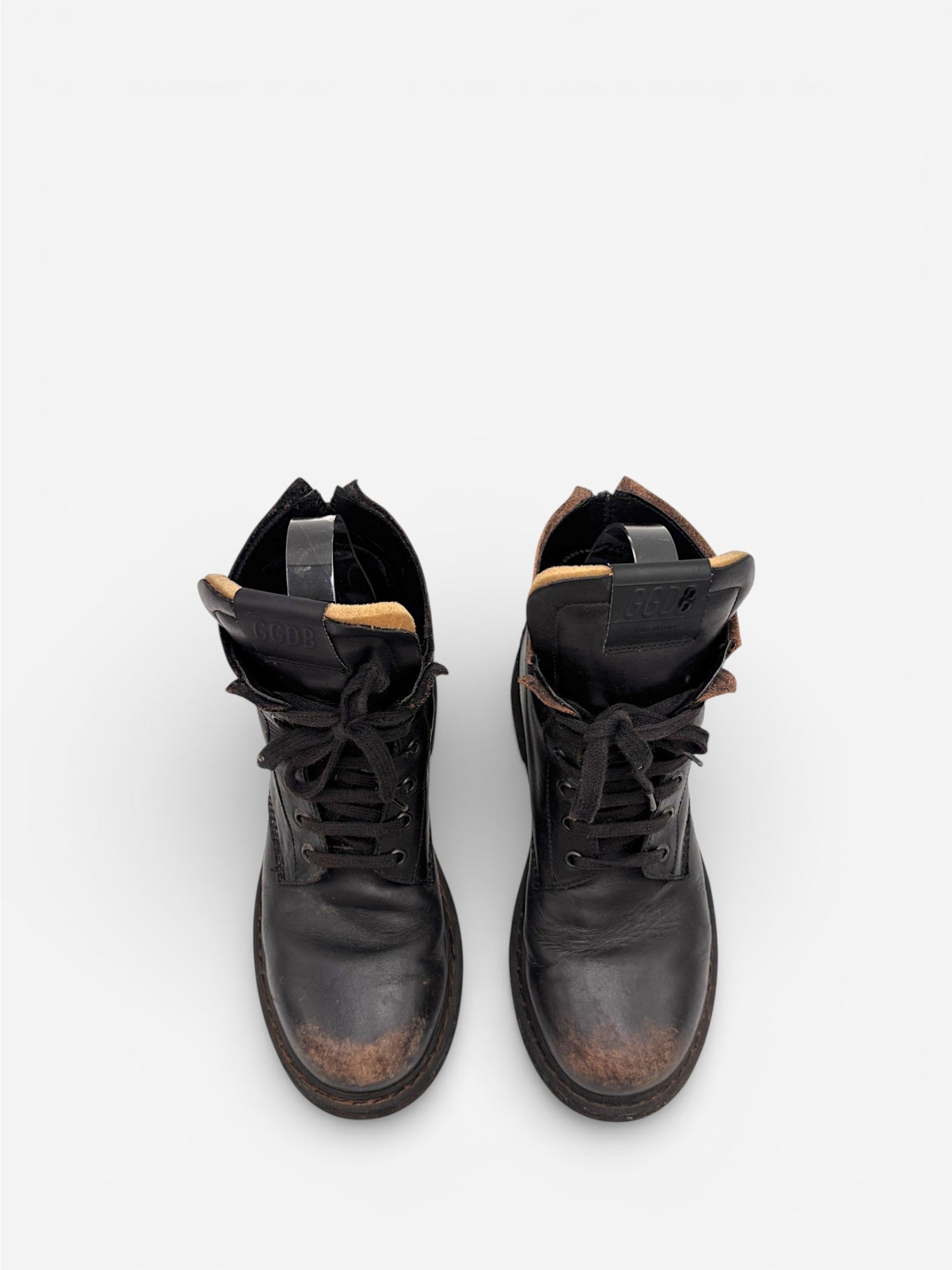 Golden Goose Ele Combat Leather Boots, image 4 of 5