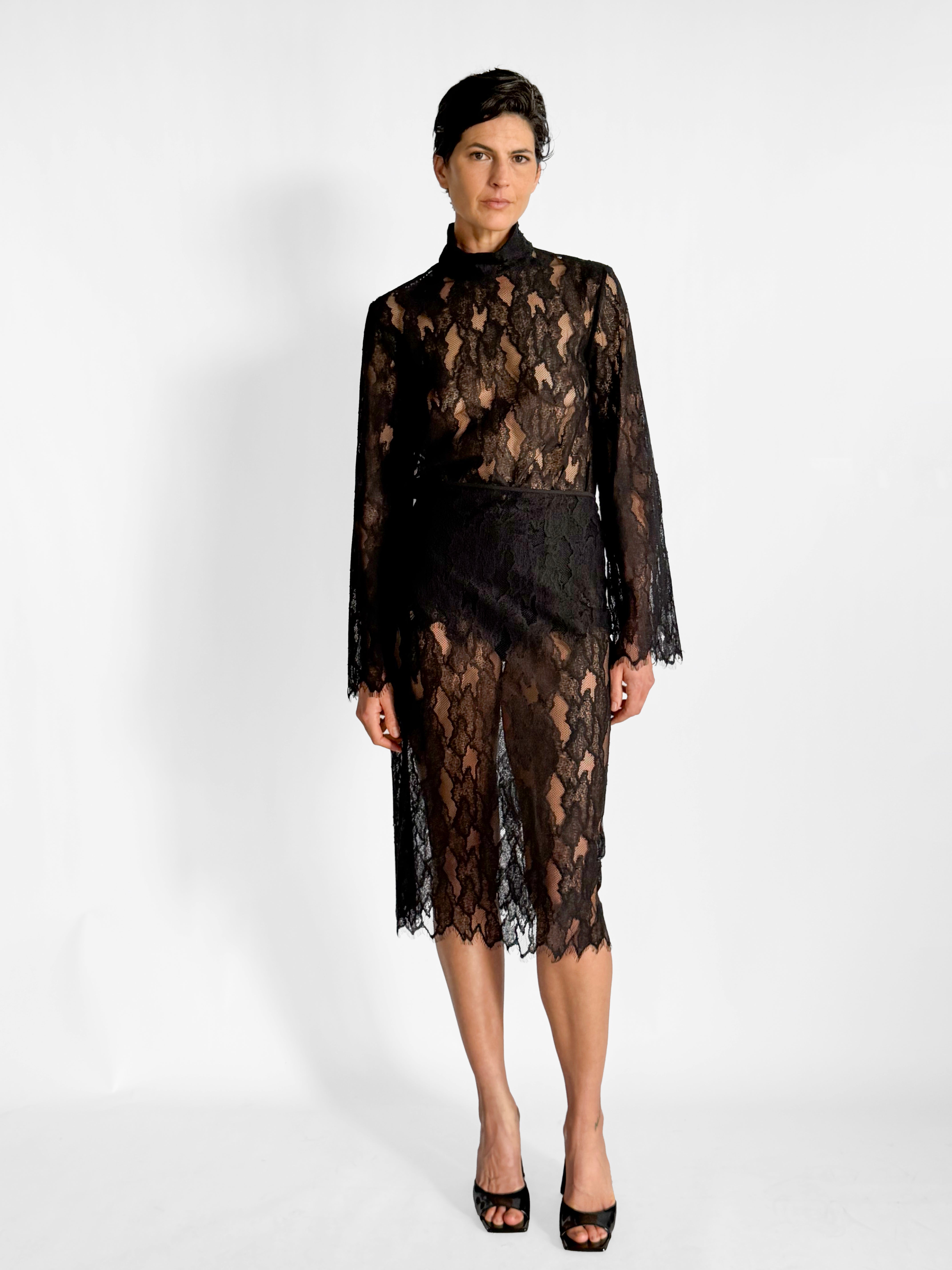 Camilla and Marc Zemira Lace Top & Midi Skirt Set, image 4 of 6