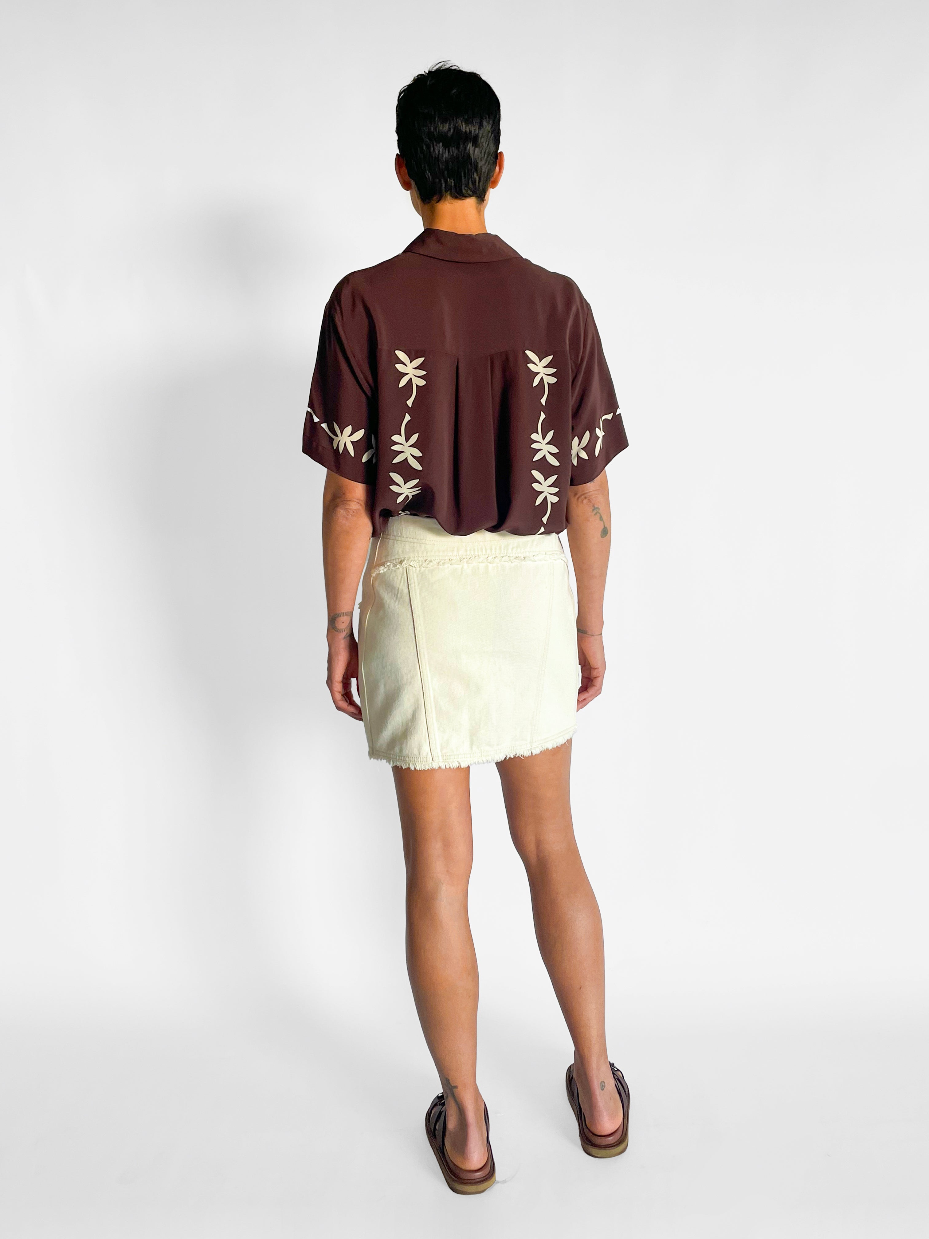 Alemais Yolo Denim Skirt, image 4 of 4
