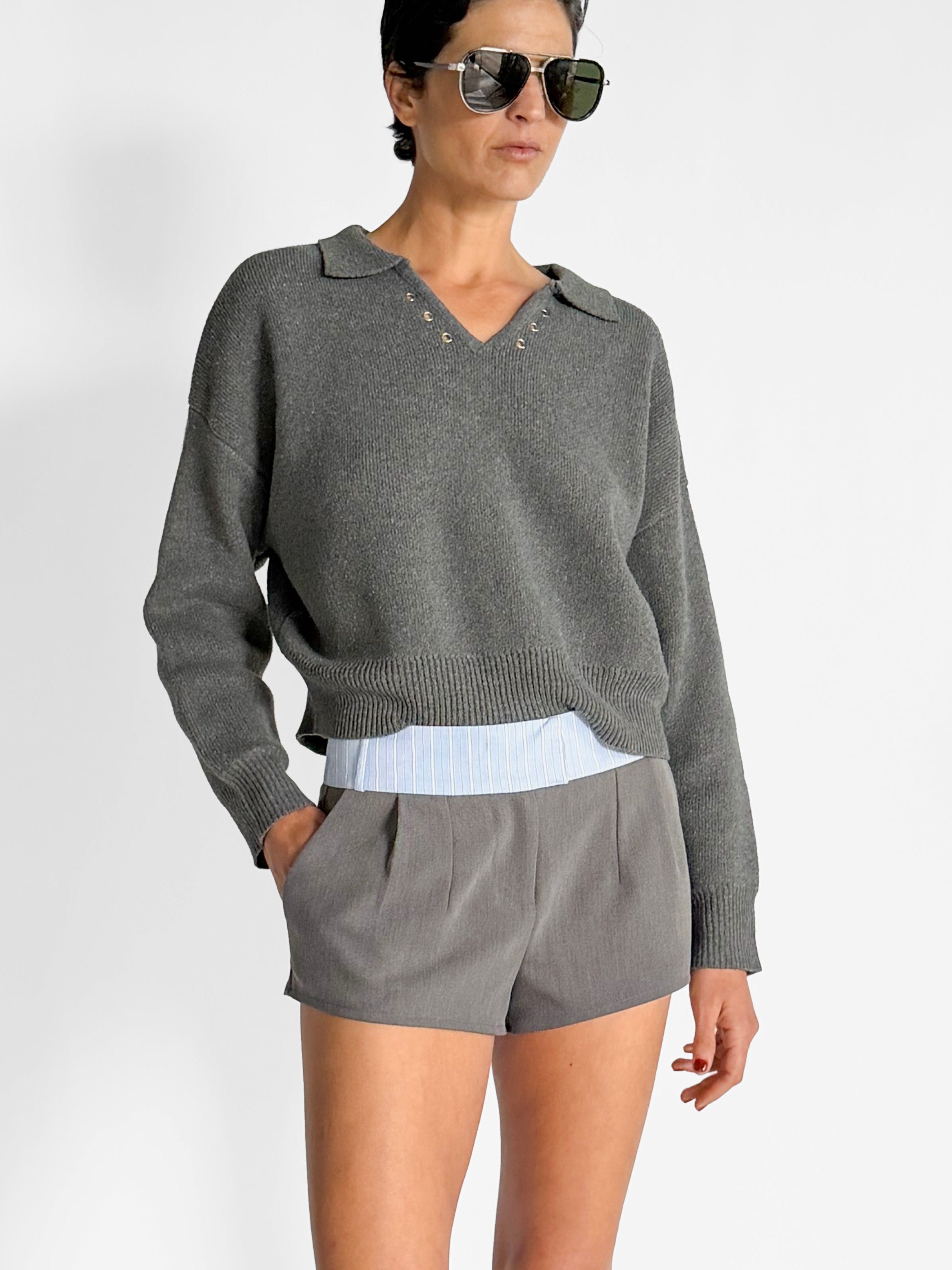 Maison Essentiele Mini Suit shorts, image 4 of 5