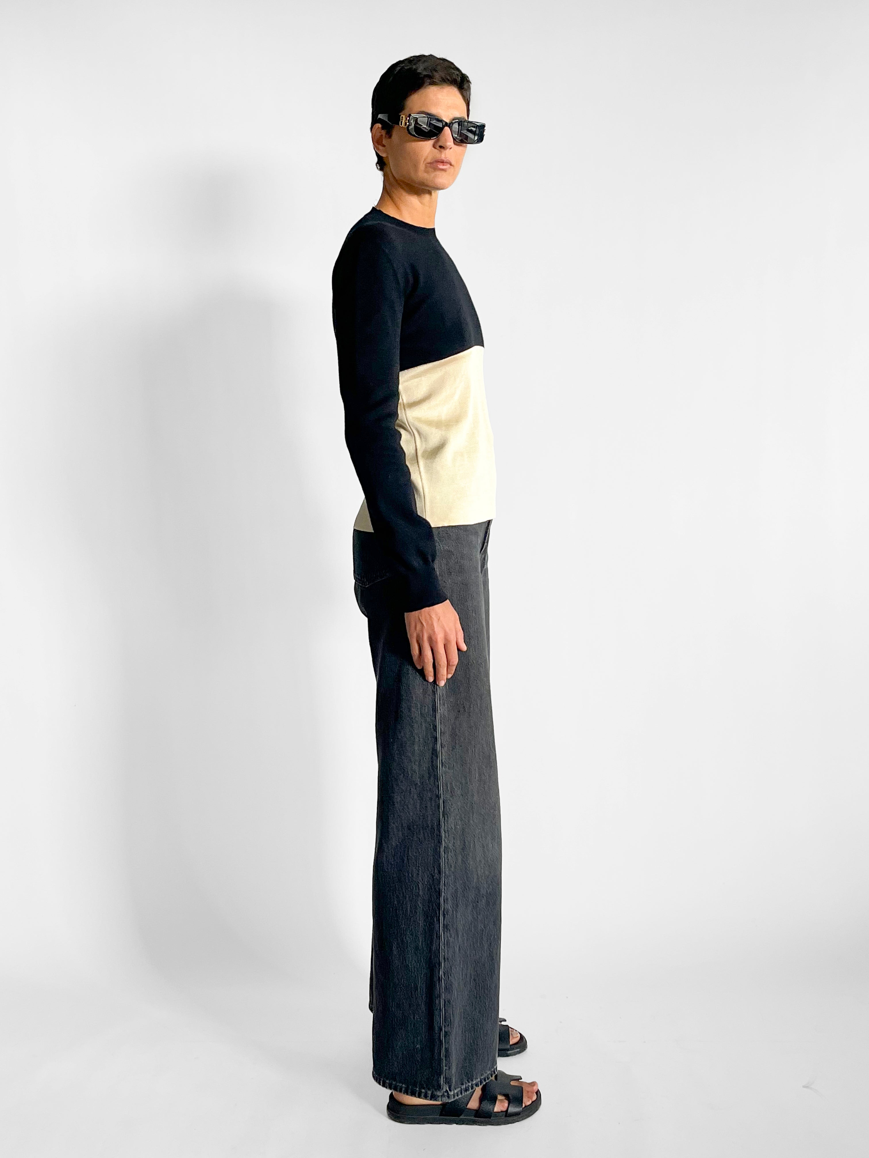 Jil Sander Contrast Panel Knit Top, image 4 of 6