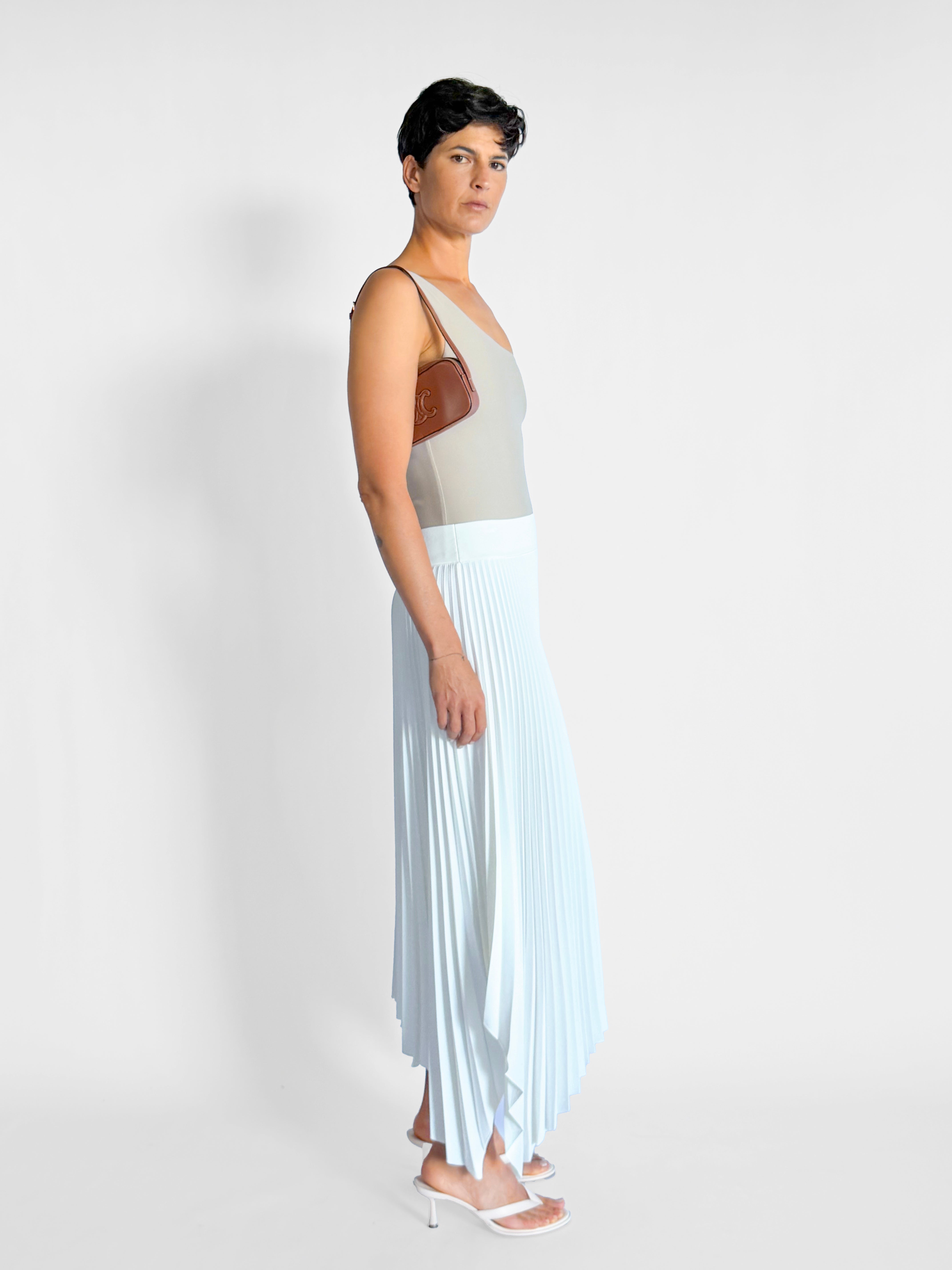 Joseph Ade-Rib Plisse Pleated Skirt, image 4 of 4