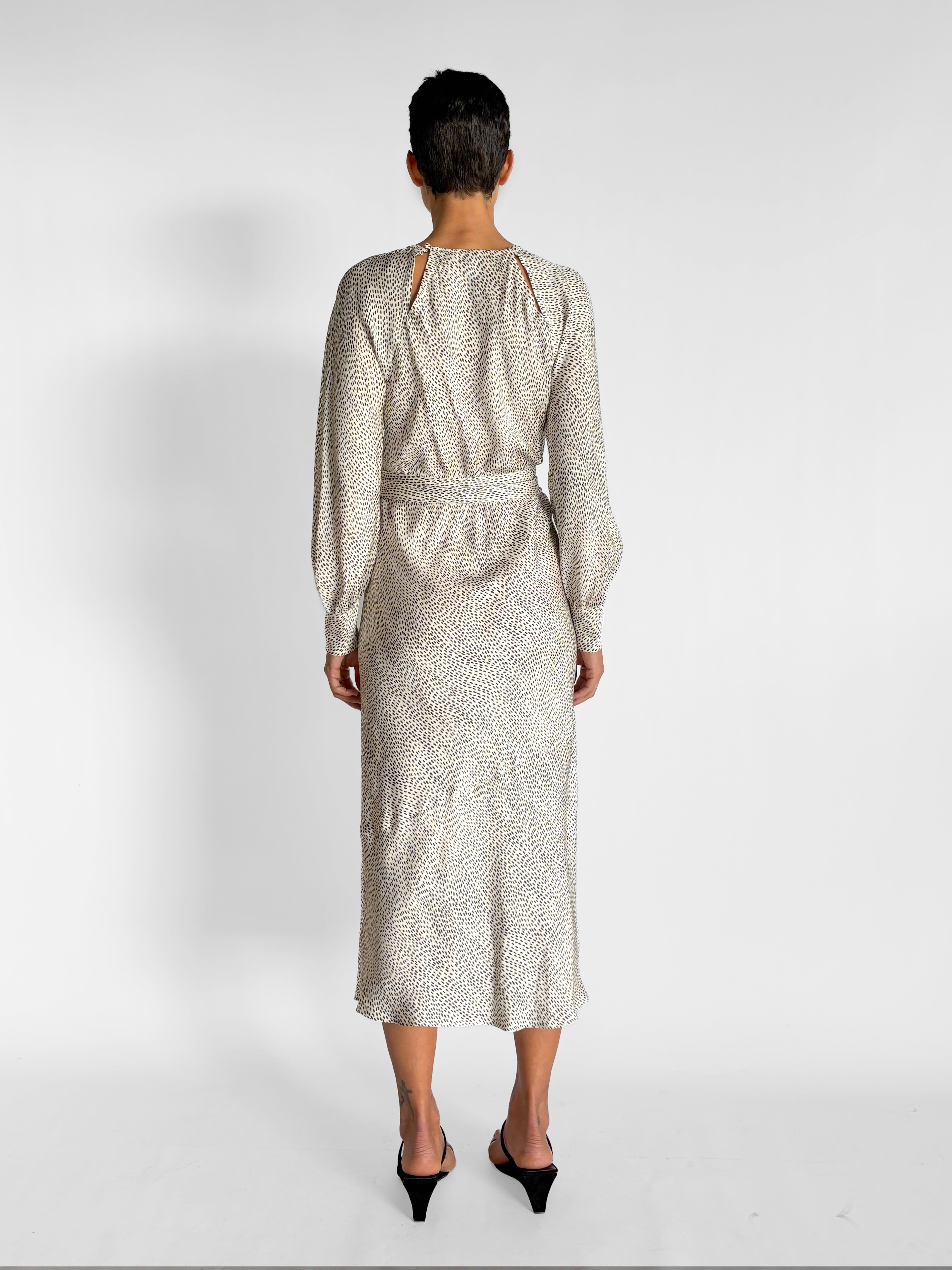Willow Silk Midi Dress, image 4 of 4