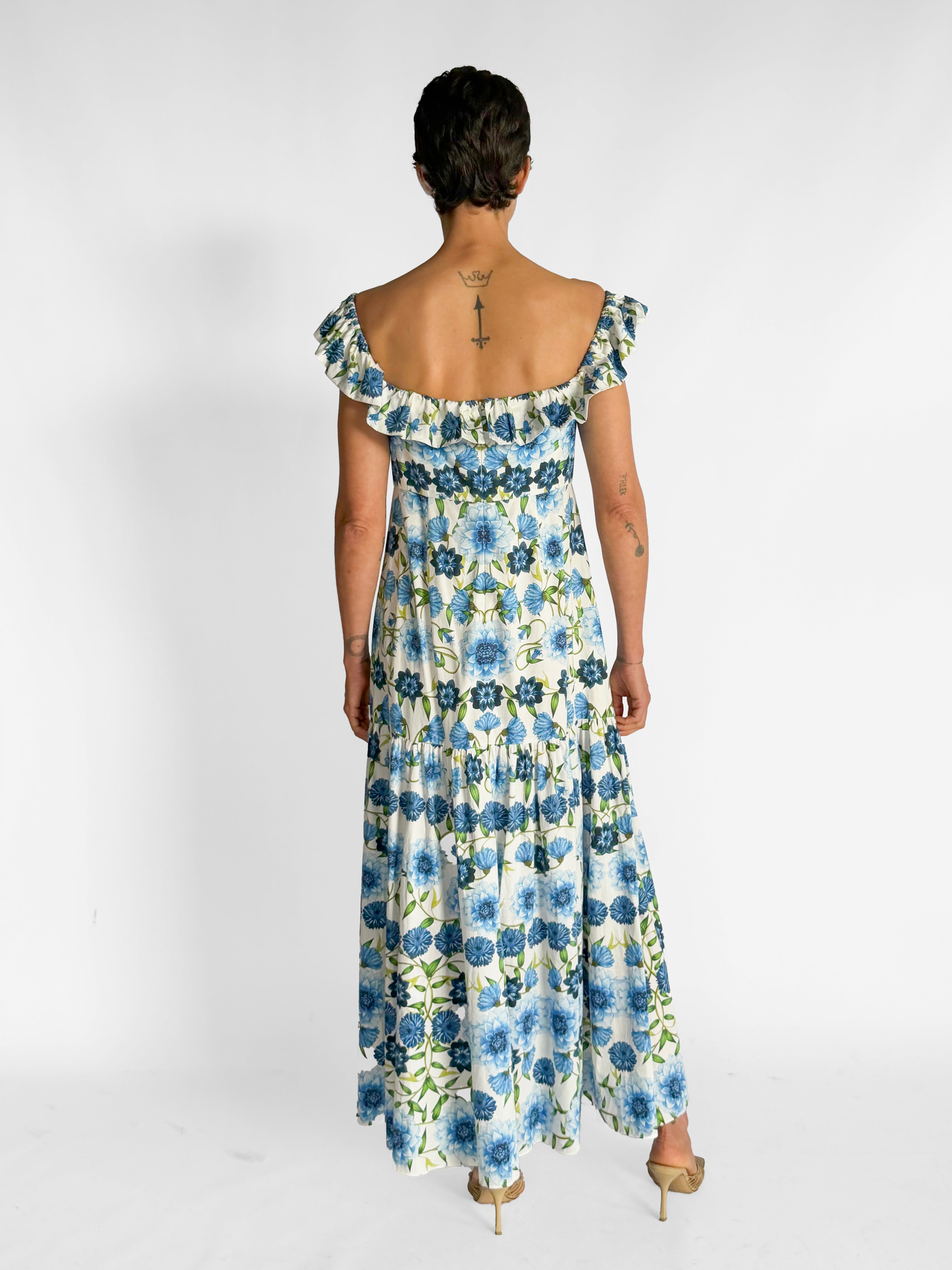 Borgo De Nor Ruffle Maxi Dress, image 4 of 4