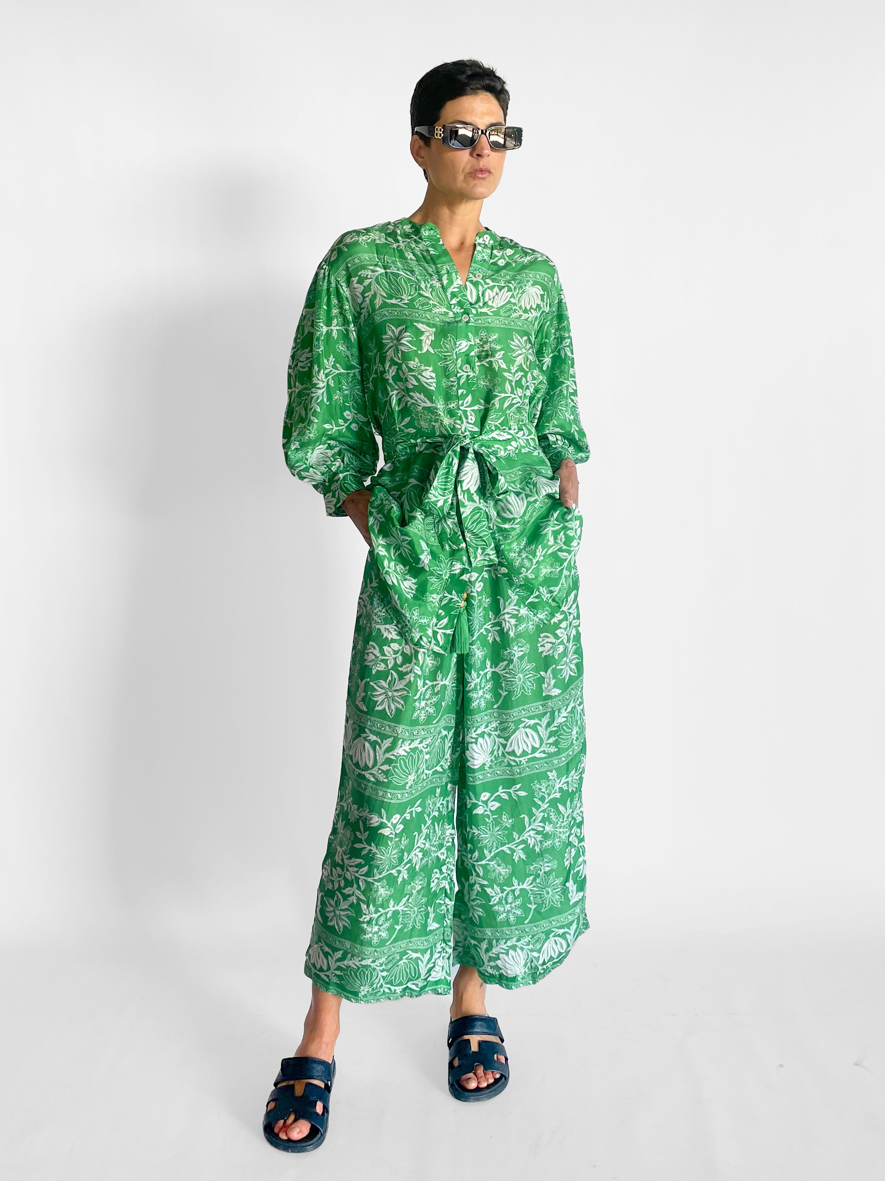Hannah Tunic & Emmy Silk Pant Set, image 4 of 6