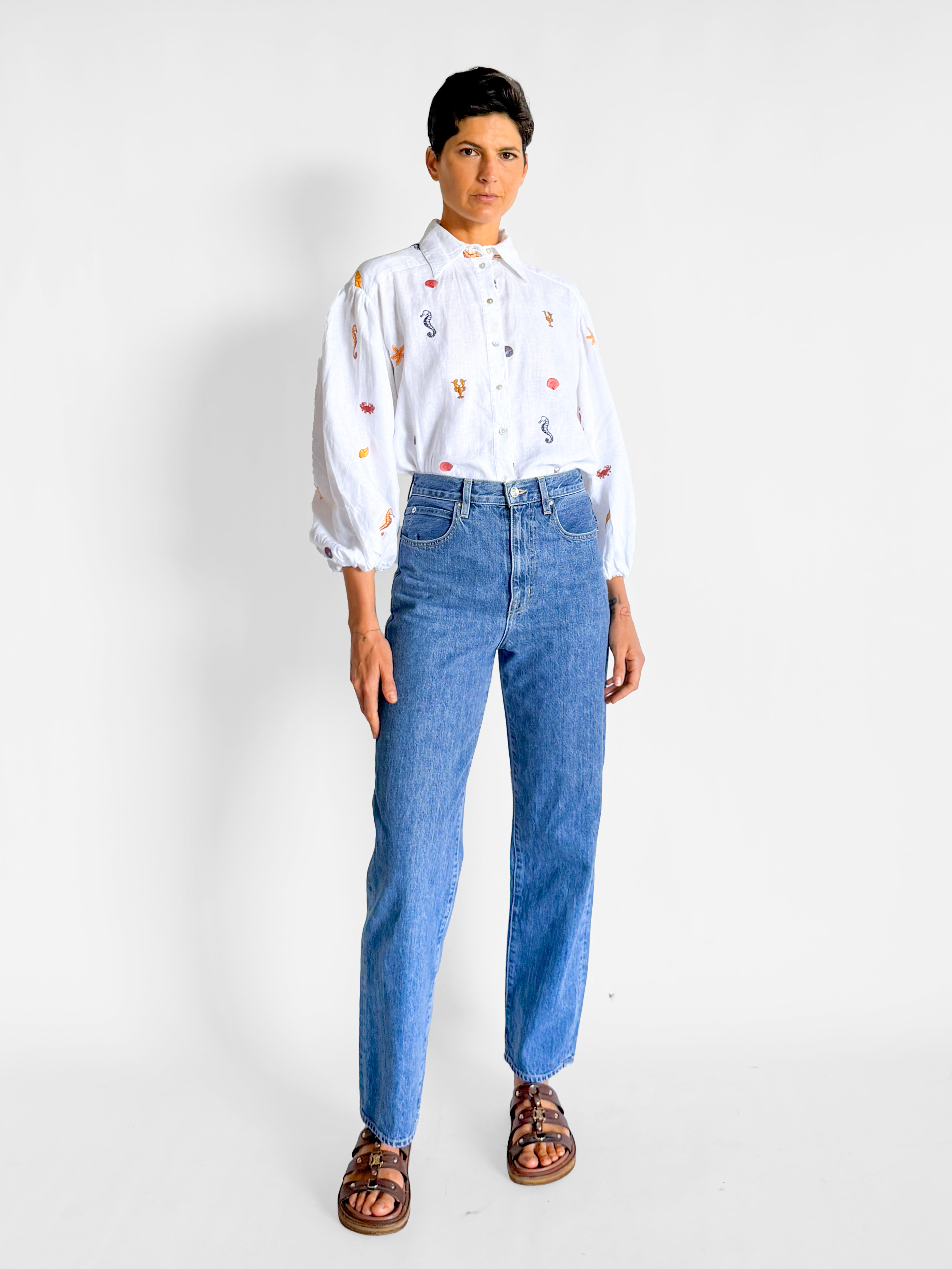 Alemais Under the Sea Embroidered Shirt, image 4 of 6