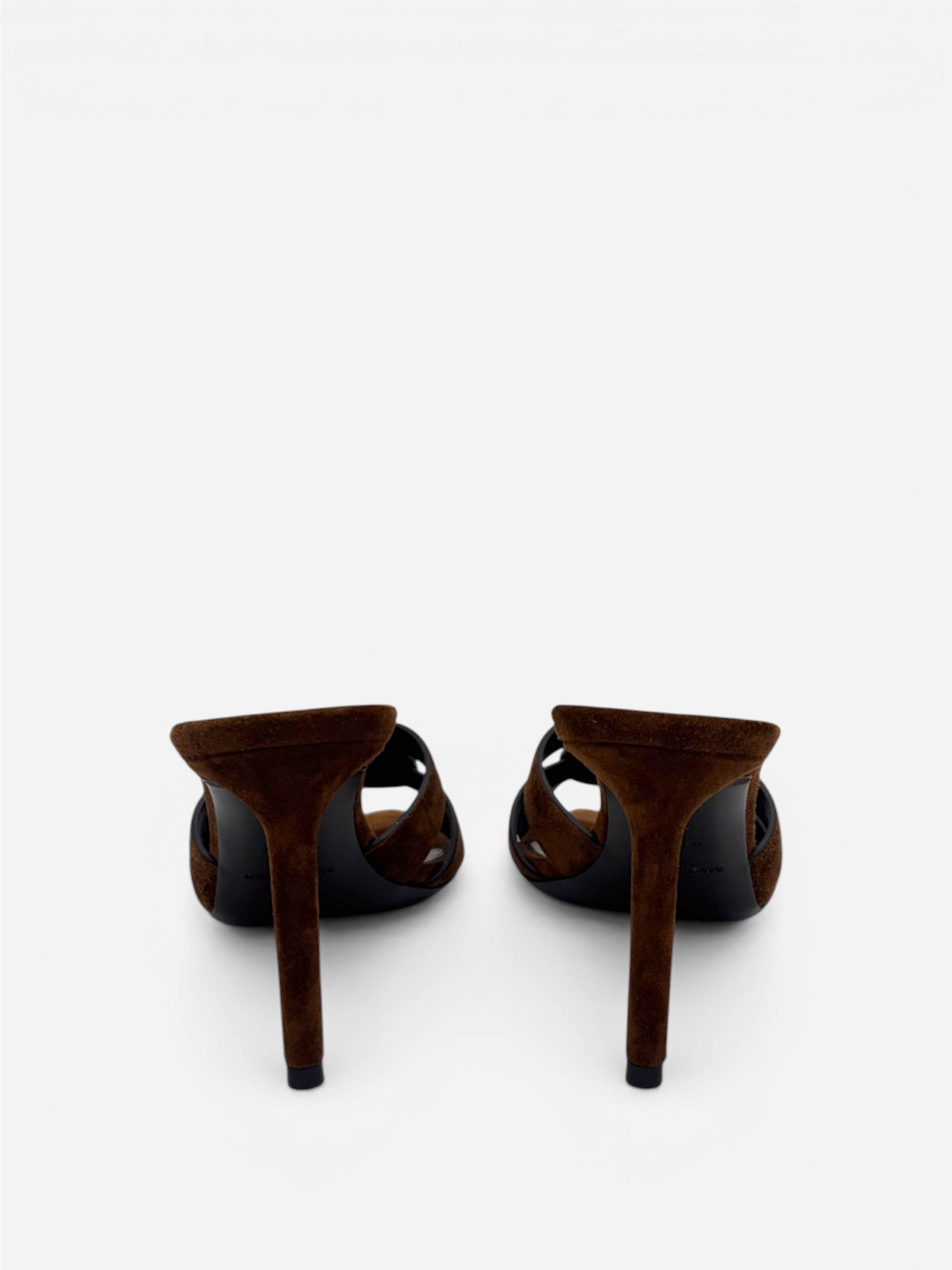 Saint Laurent Tribute Suede Mules, image 4 of 5
