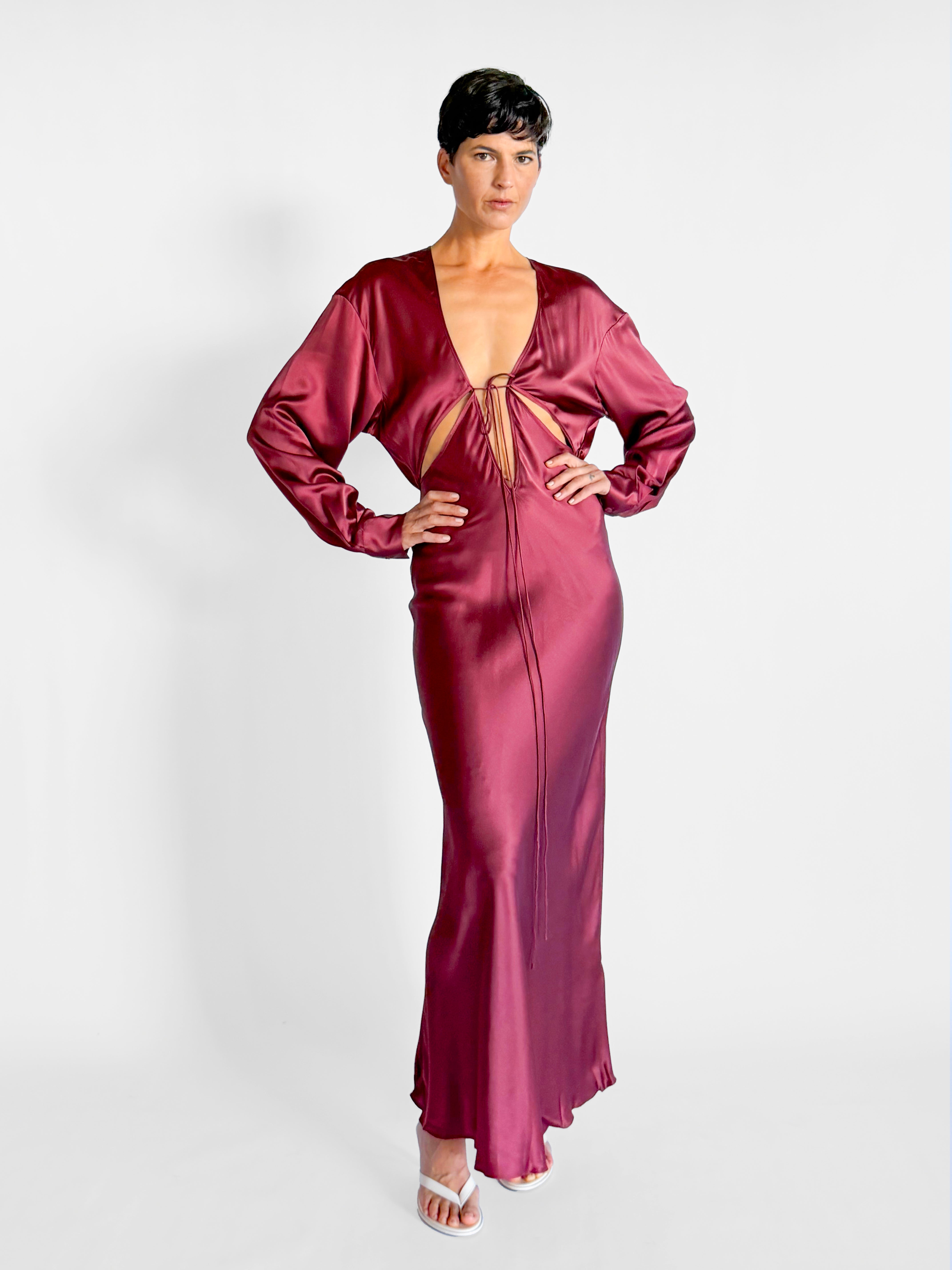 Christopher Esber Triquetta Front Tie Shirt Dress, image 4 of 5