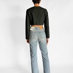 Ganni Striped Cropped Blazer, image 4 of 4