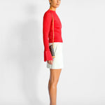 Albus Lumen Tailored Linen Denim Mini Skirt, image 4 of 5