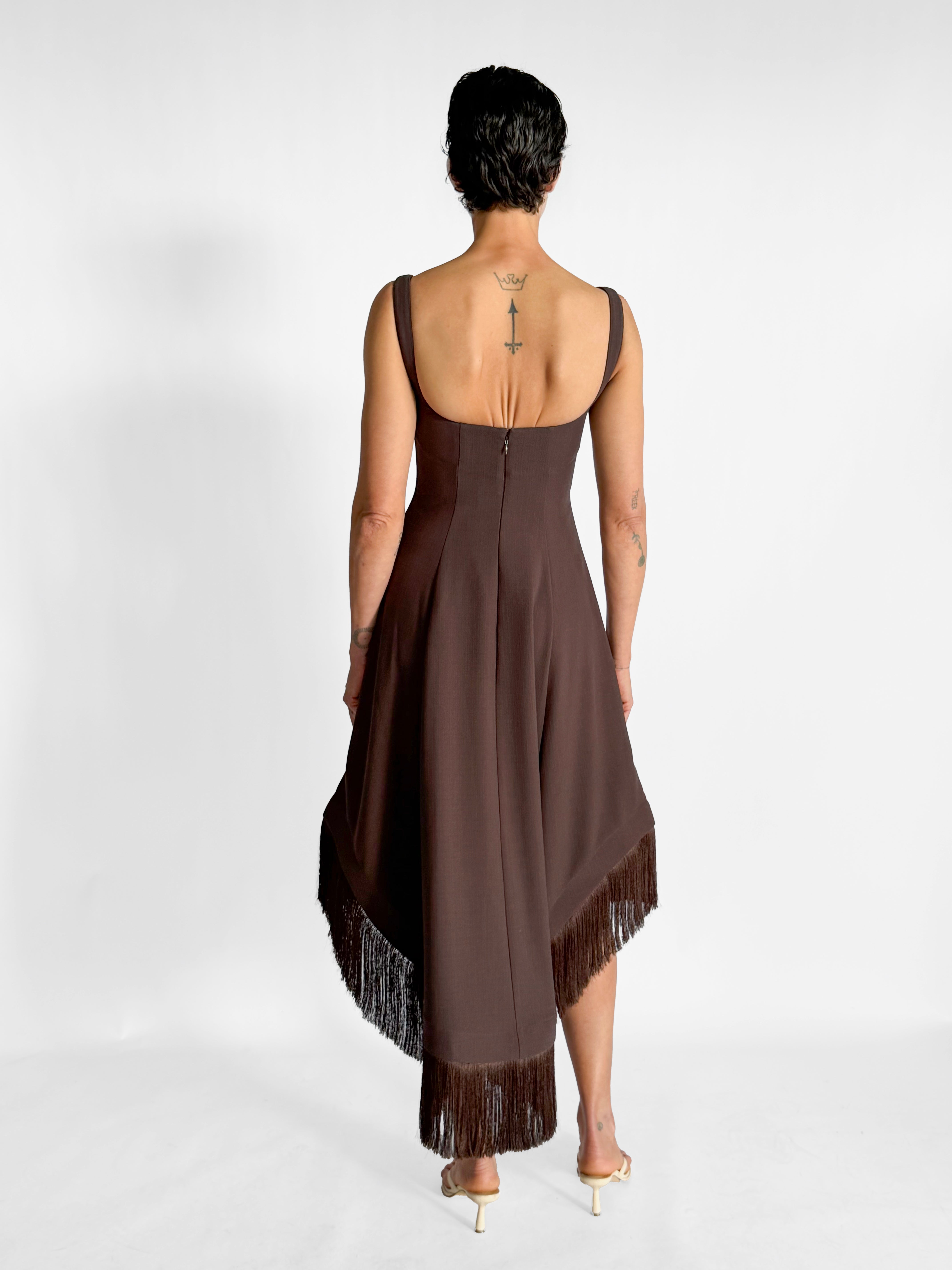 Clea Emine Fringe Hem Dress, image 4 of 4