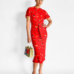Rebecca Valance Ruby SS Midi Dress, image 4 of 5