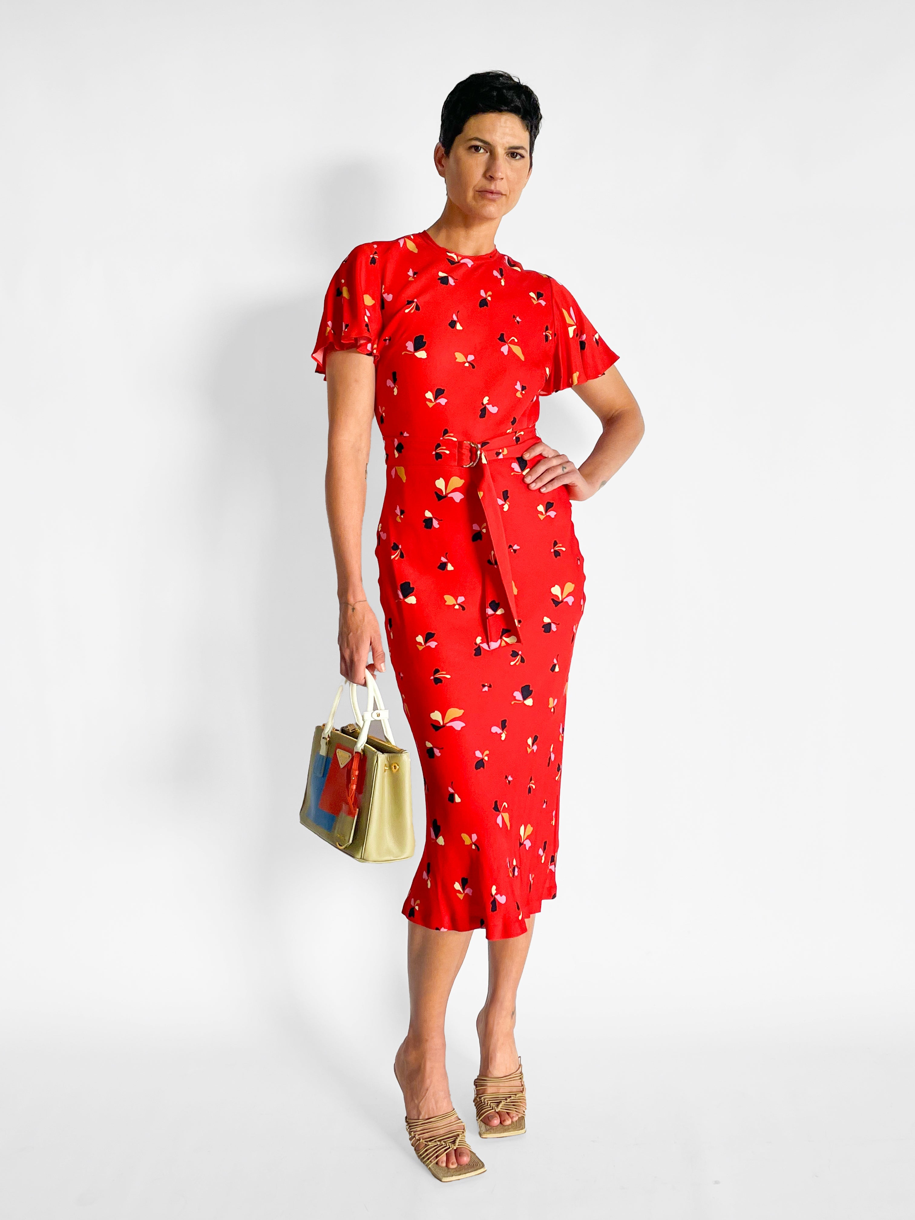 Rebecca Valance Ruby SS Midi Dress, image 4 of 5