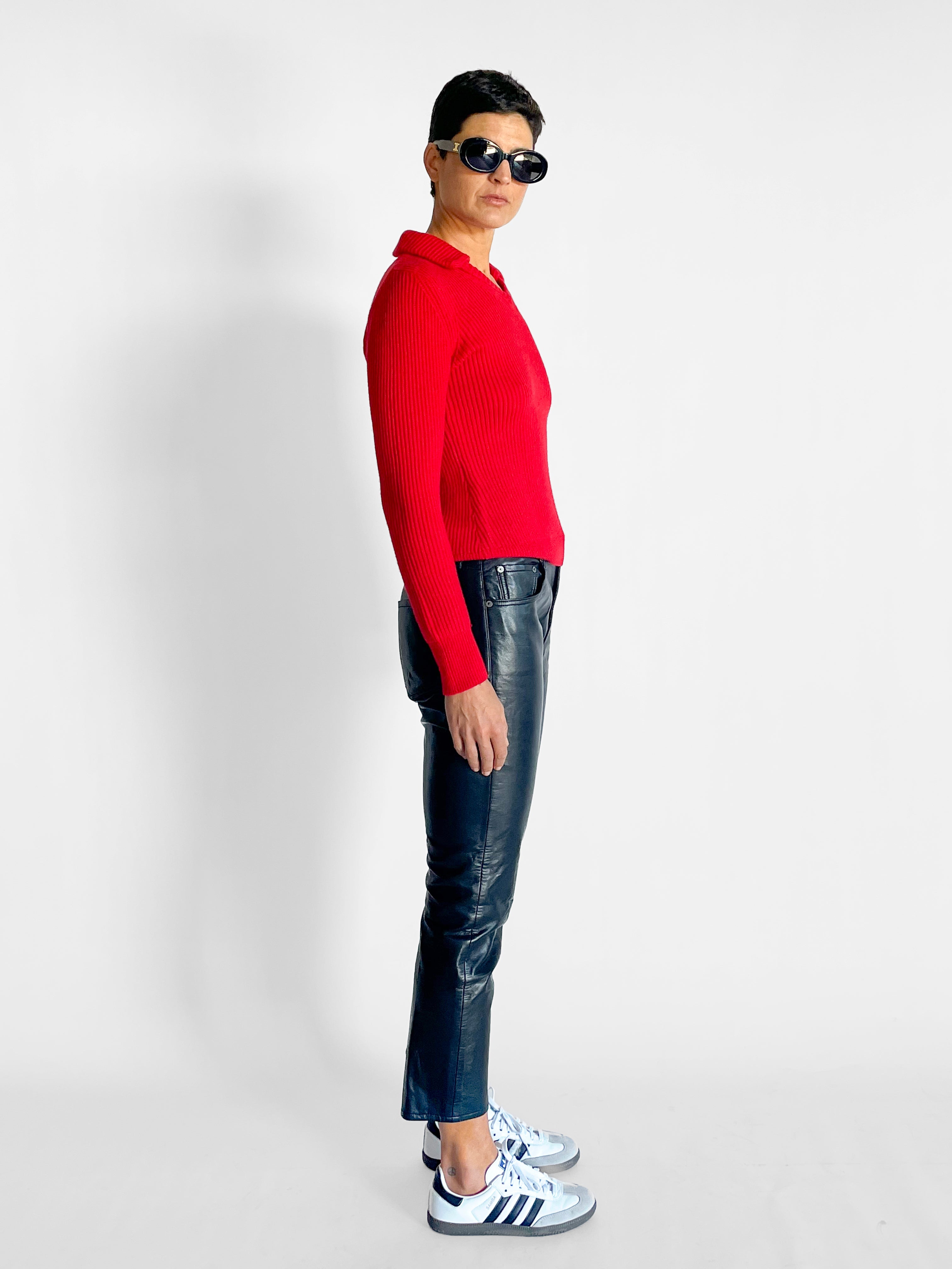 Citizens of Humanity Jolene Leather Pant, image 4 of 5