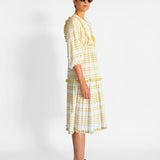 Zimmermann Striped Woven Tassel Midi Dress, image 5 of 5