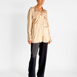 Frame The Standard Satin Shirt, image 5 of 5