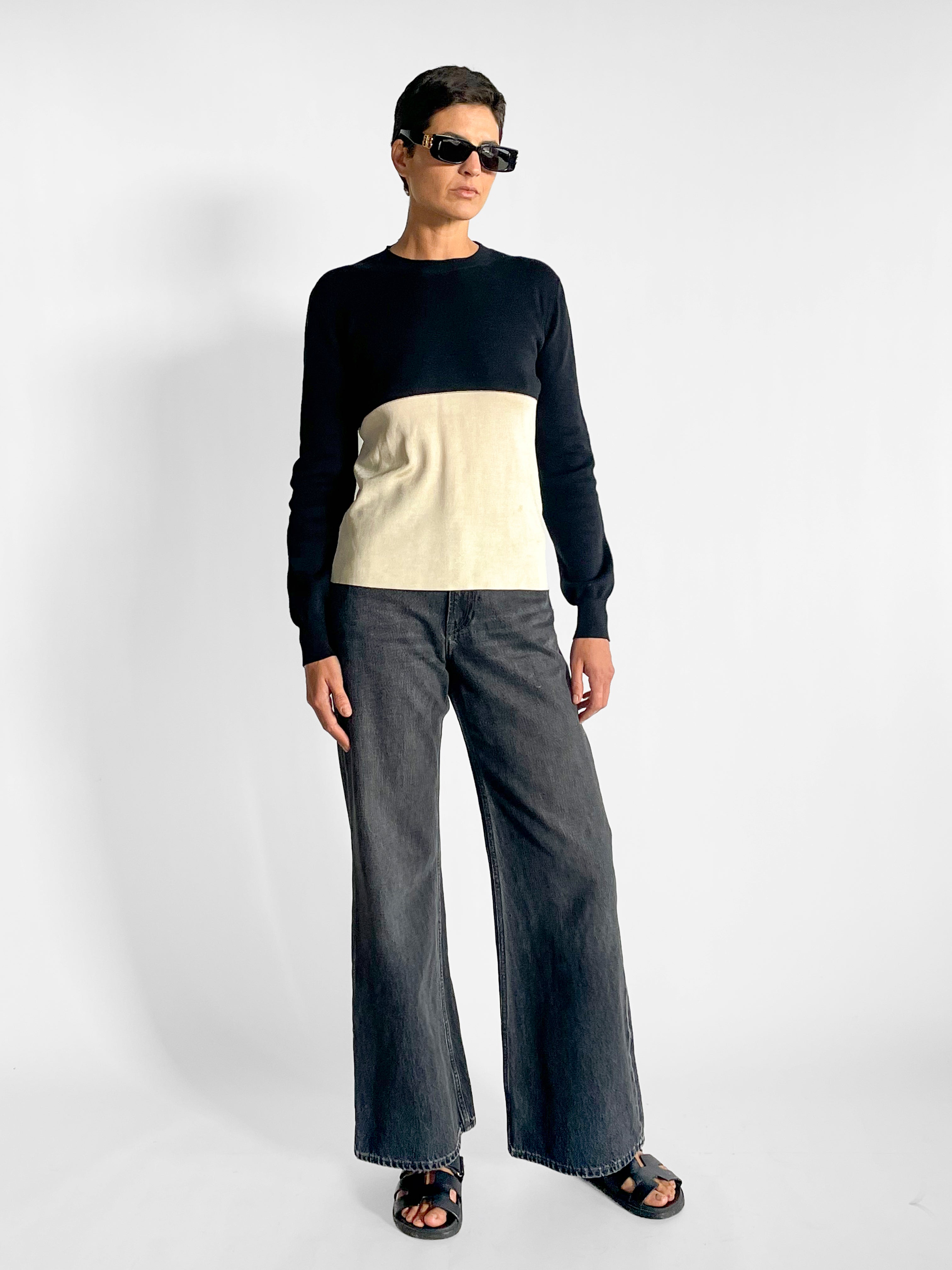 Jil Sander Contrast Panel Knit Top, image 5 of 6